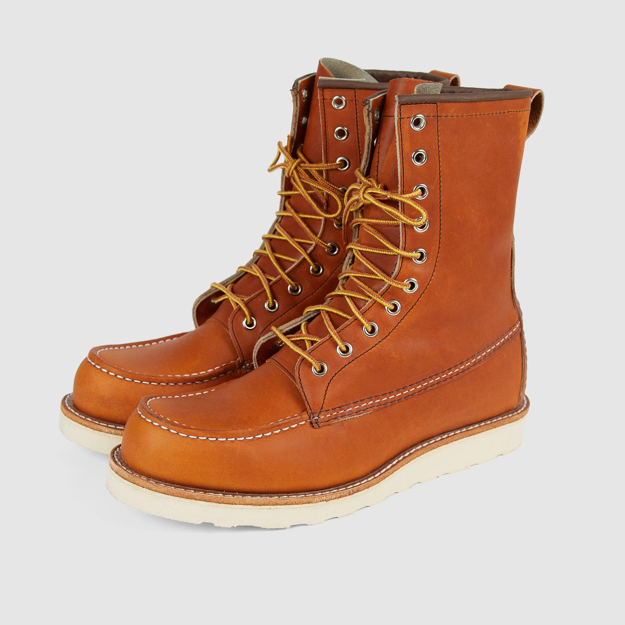 Red Wing Heritage Shoes 8" Classic  Moc Toe 877 Boots