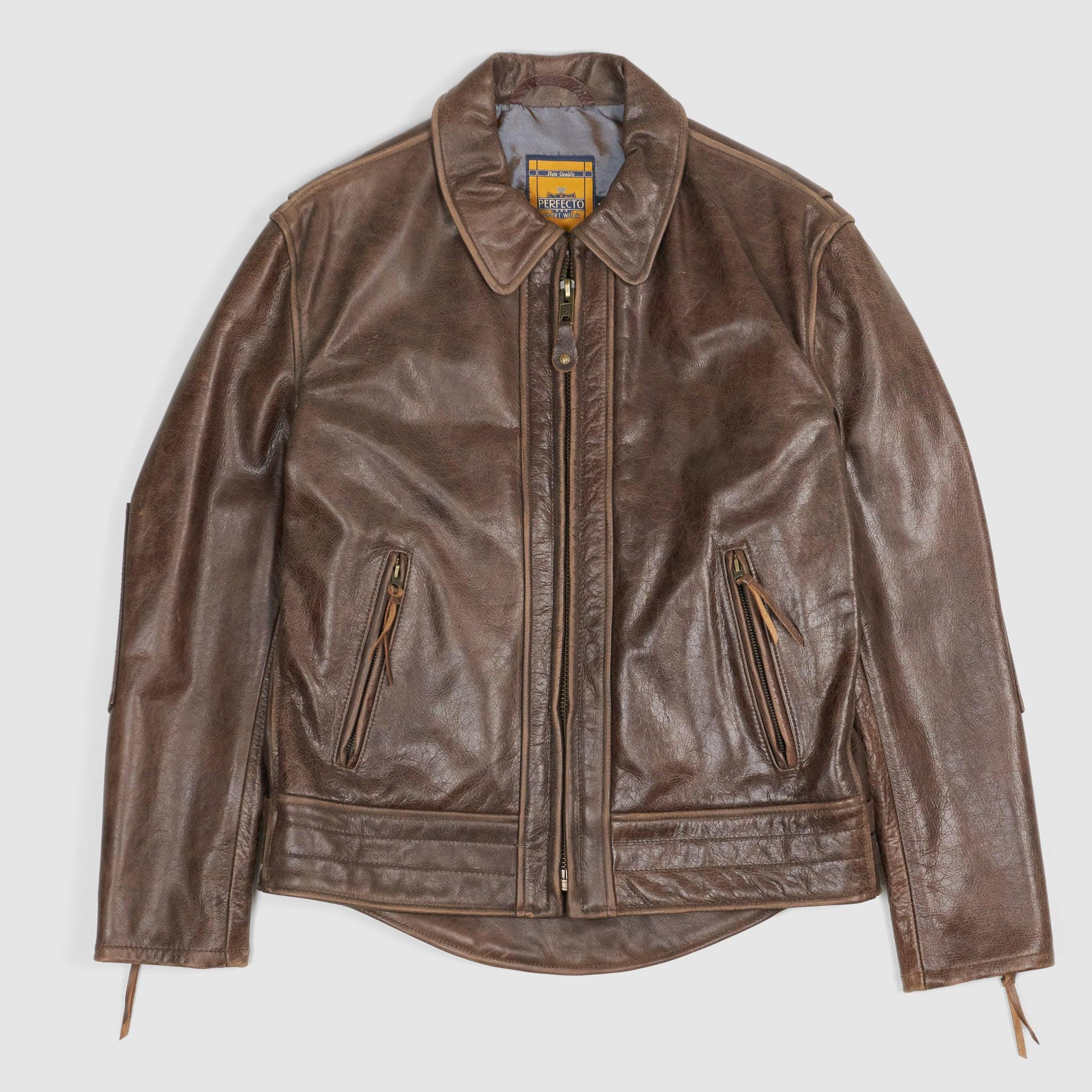 Antique Leather Biker Jacket