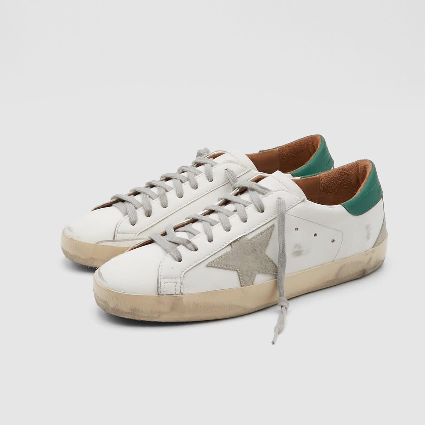 Superstar White Ice Green Sneakers