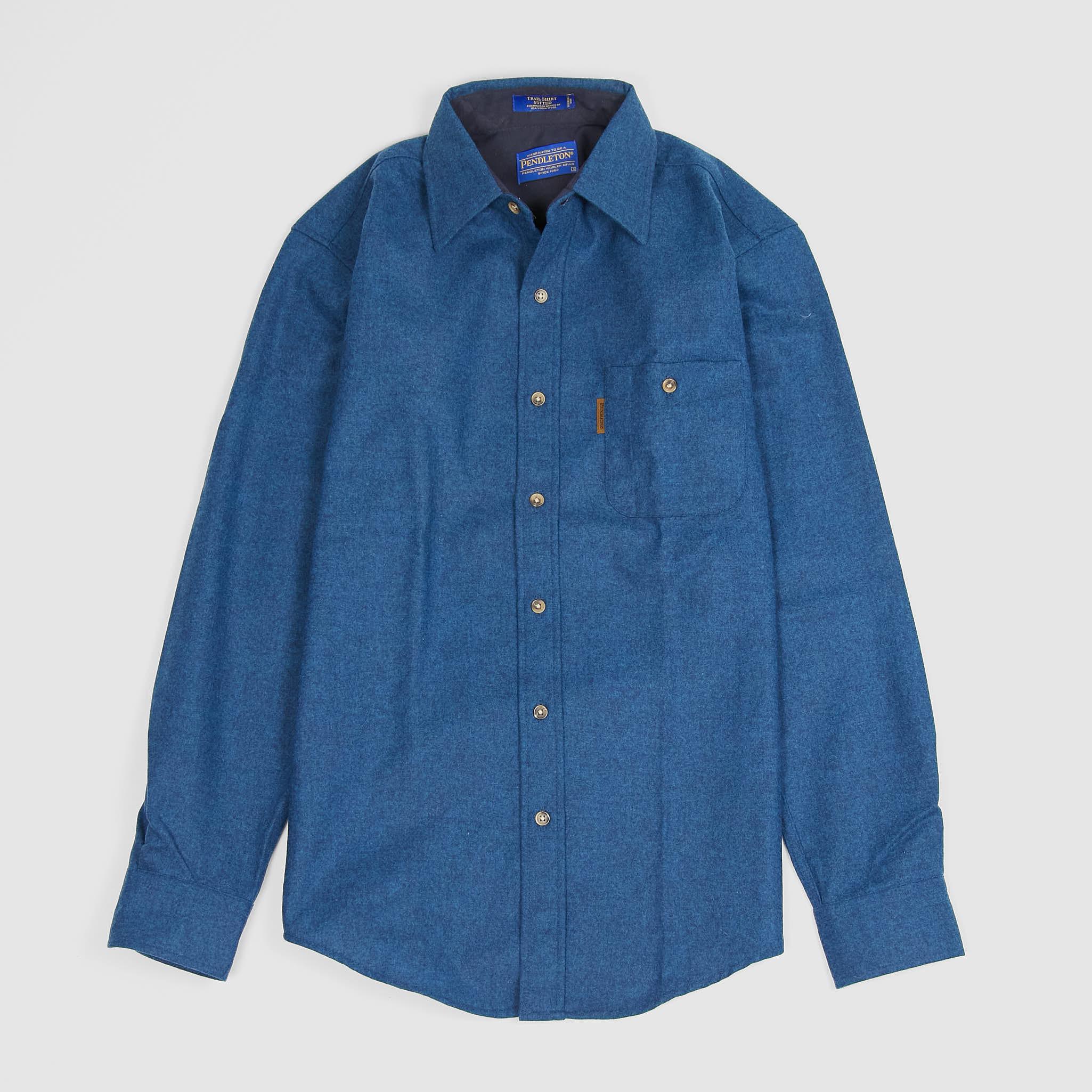 Fitted Wool Over Shirt With Elbow Reinforcement