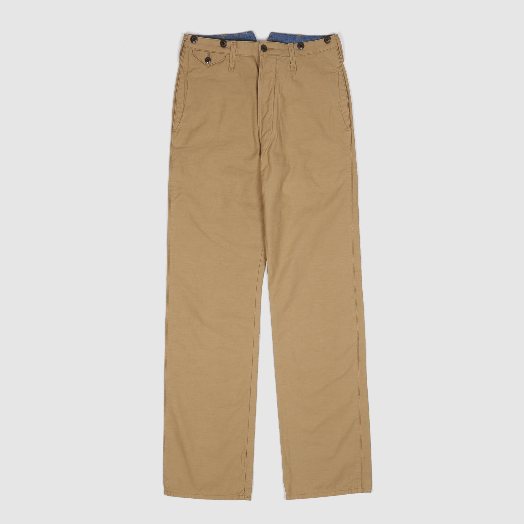 Washed Buckle Back Chinos