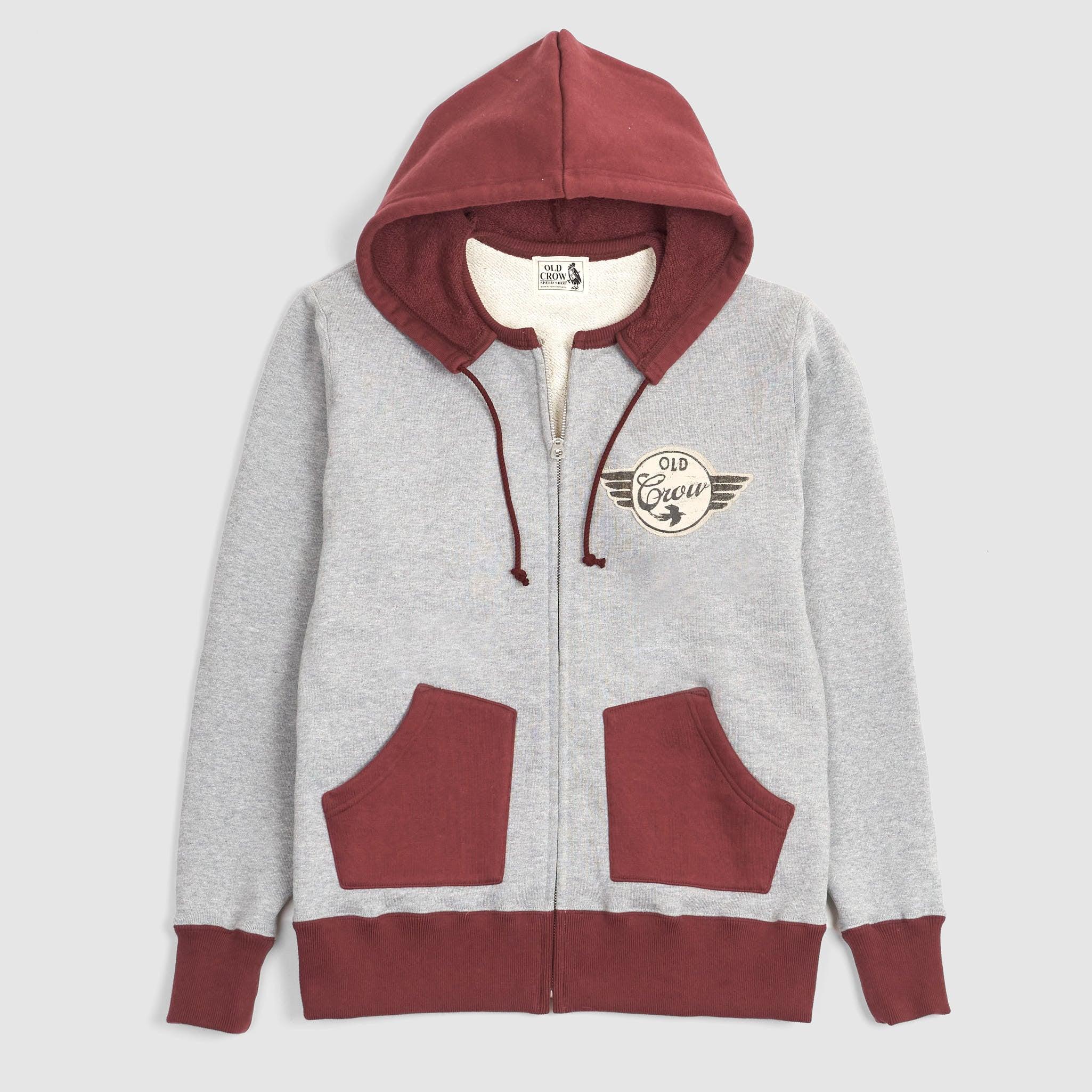 Zip Up Hooded Sweatshirt