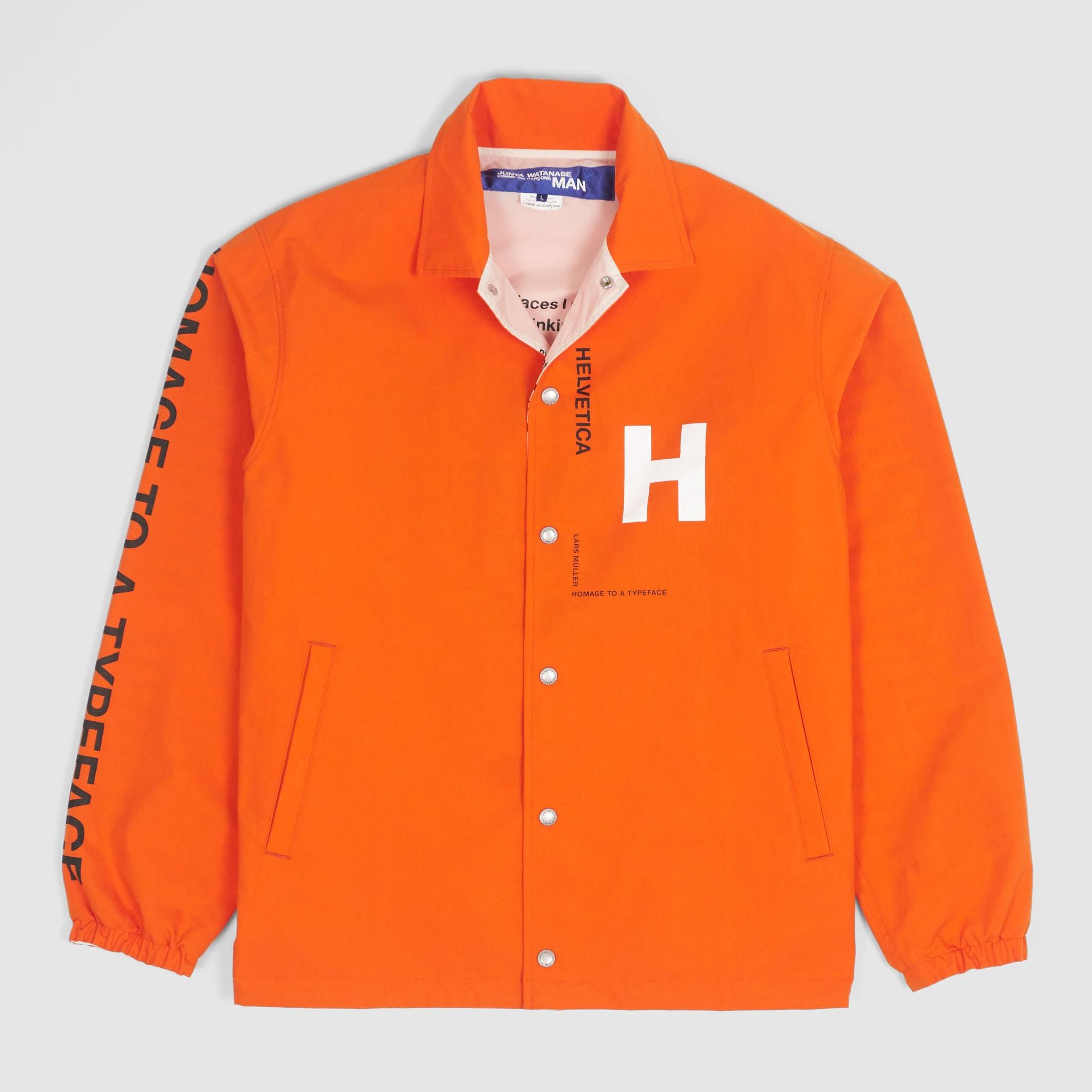 Helvetica - Homage To A Typeface Reversible Coach Jacket