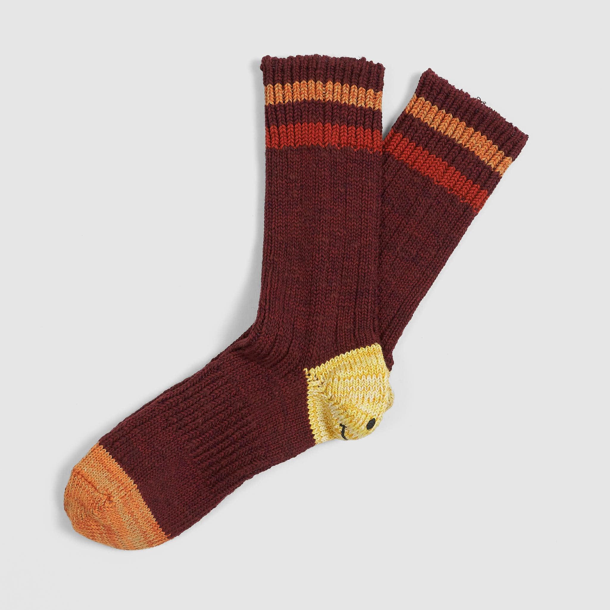 Ivy Heel Hold Cotton Smiley Socks
