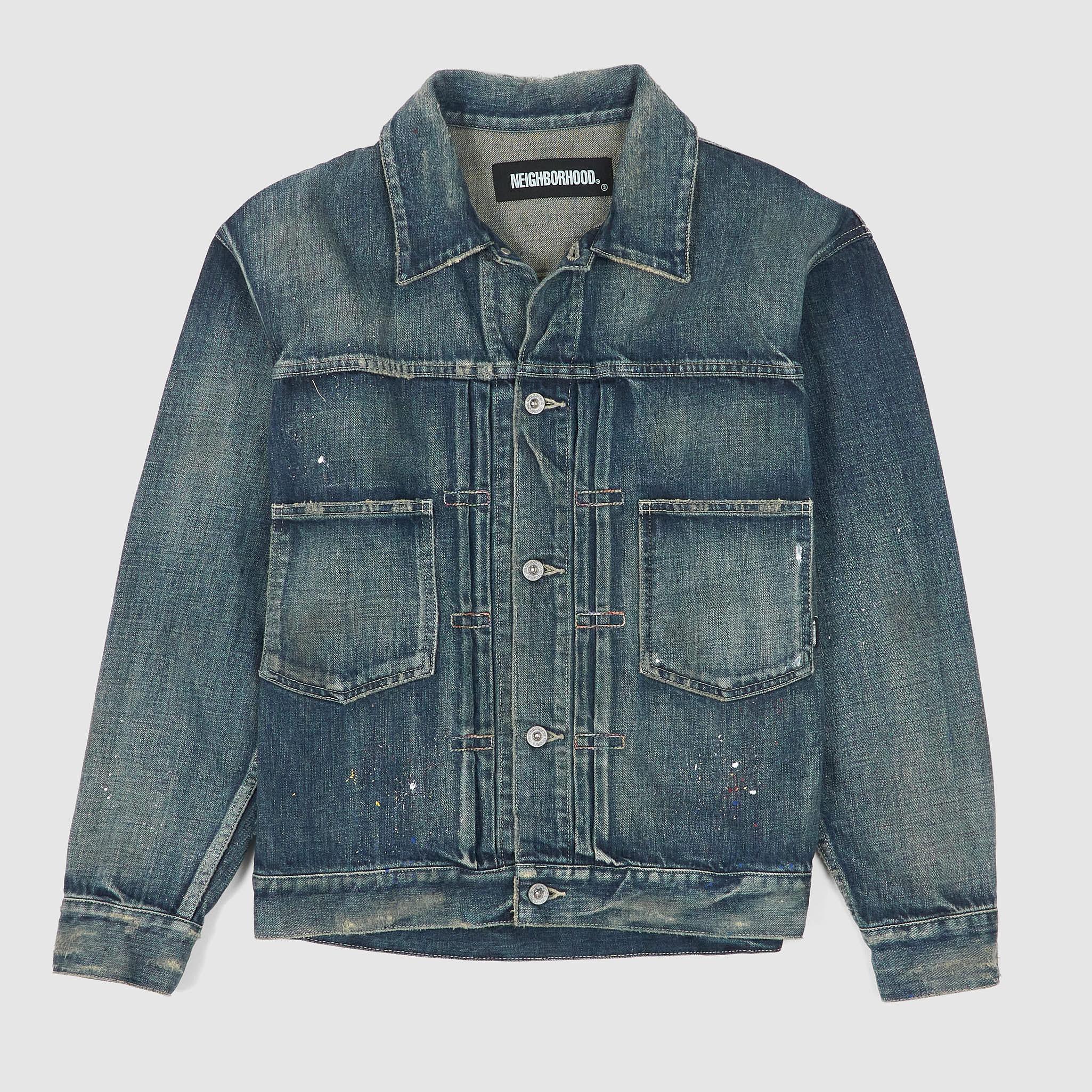Hard Washed Paint-Splatter12 oz.  Denim Jacket [Archive]