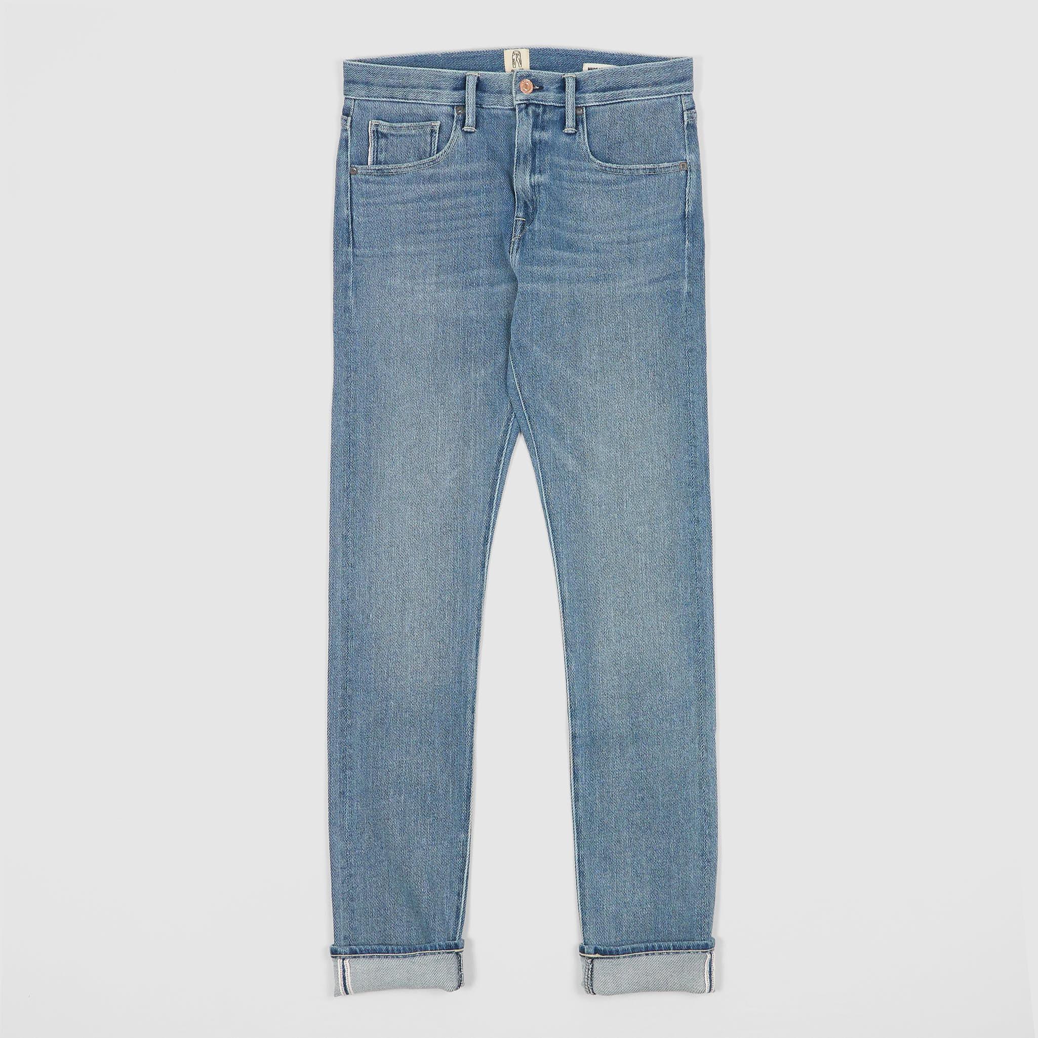 The Scissors Zip Fly 11.5 OZ Air Selvage Denim Jeans Slim
