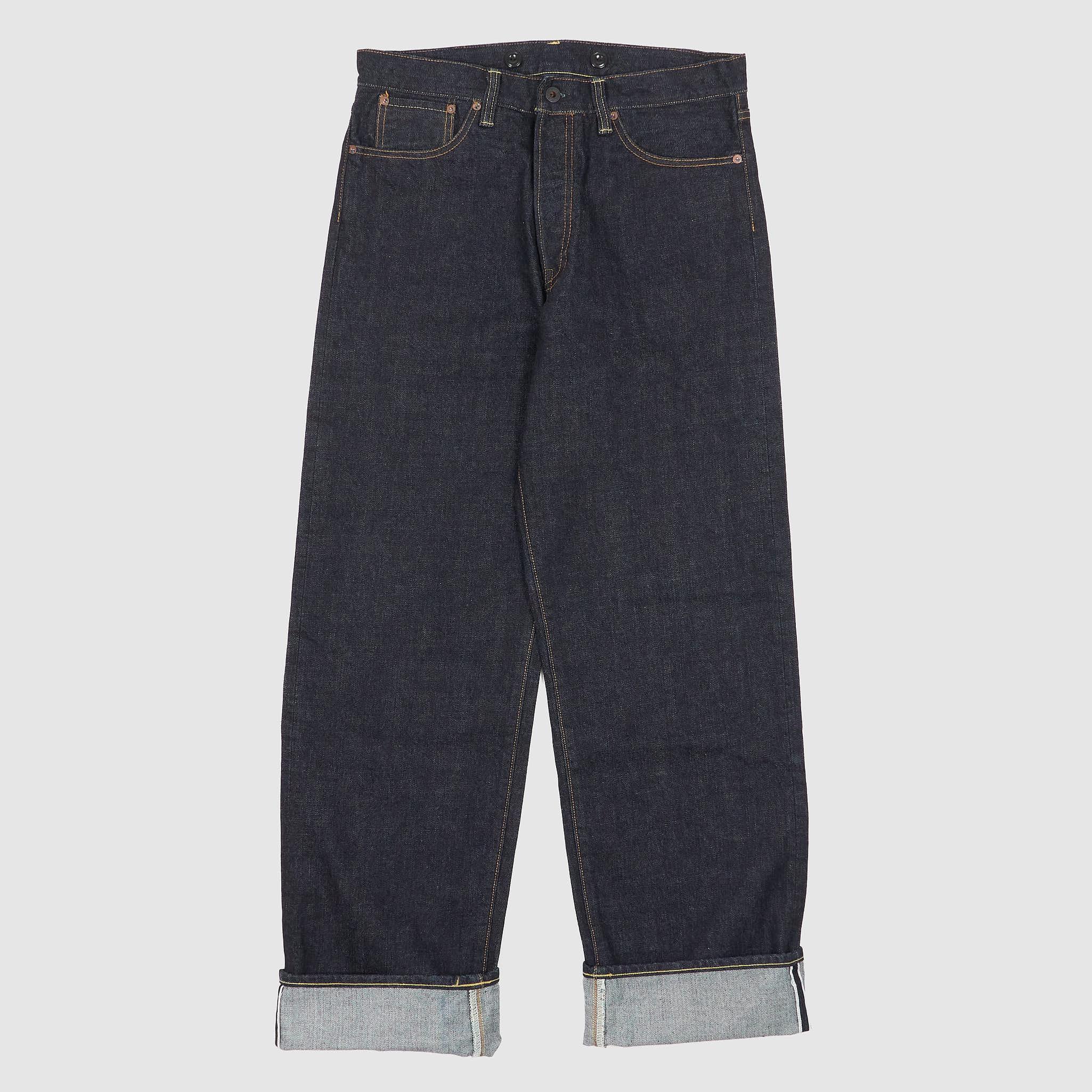 14oz Wide Straight 5-Pocket Jeans