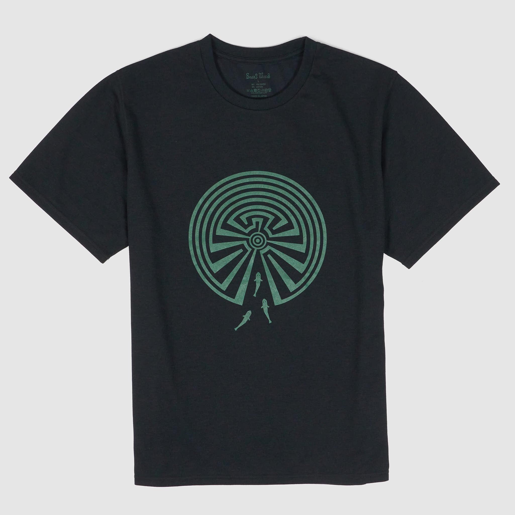 Short Sleeve Crew Neck Tee Maze T-Shirt
