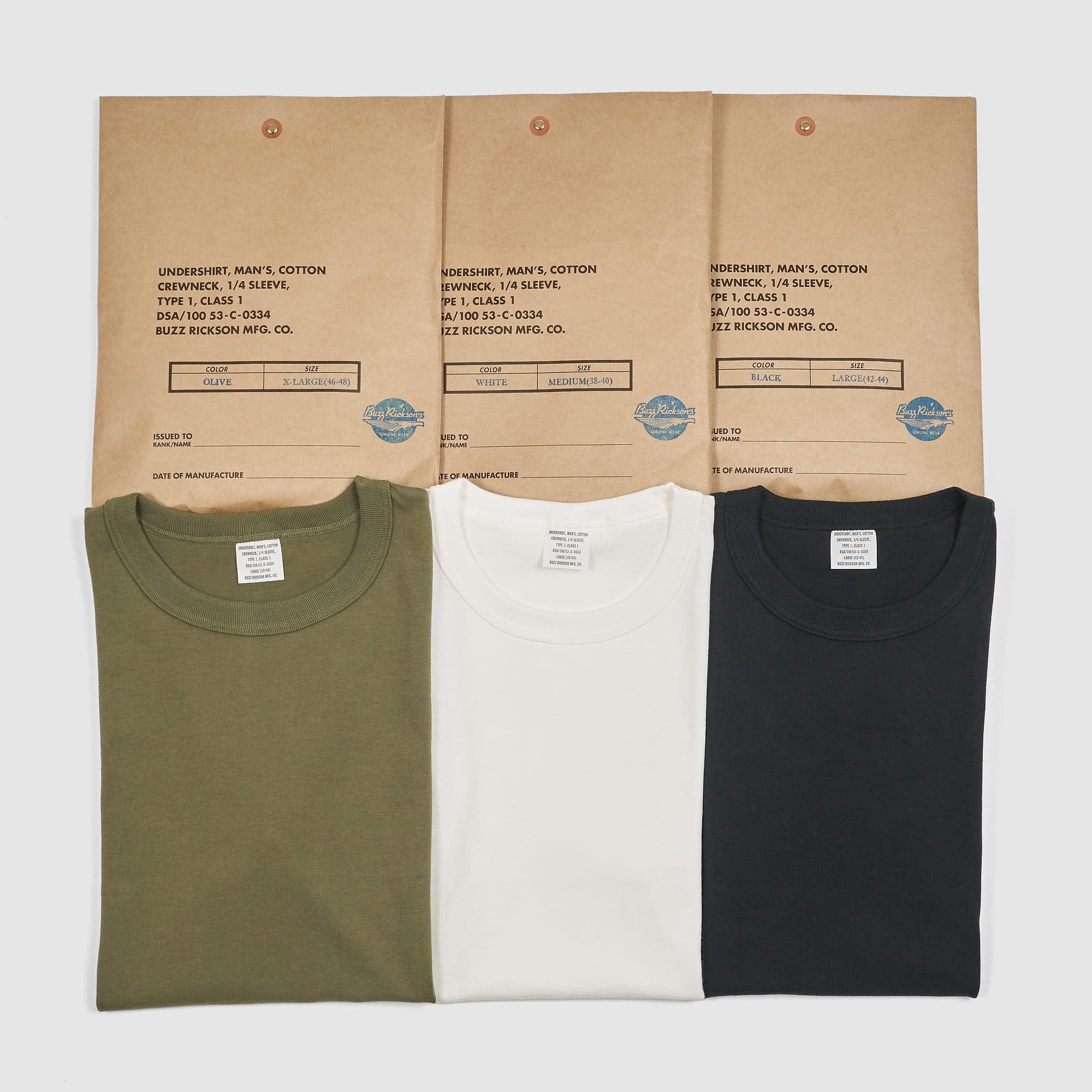 Typ 1 Plain Basic Crew Neck T-Shirt