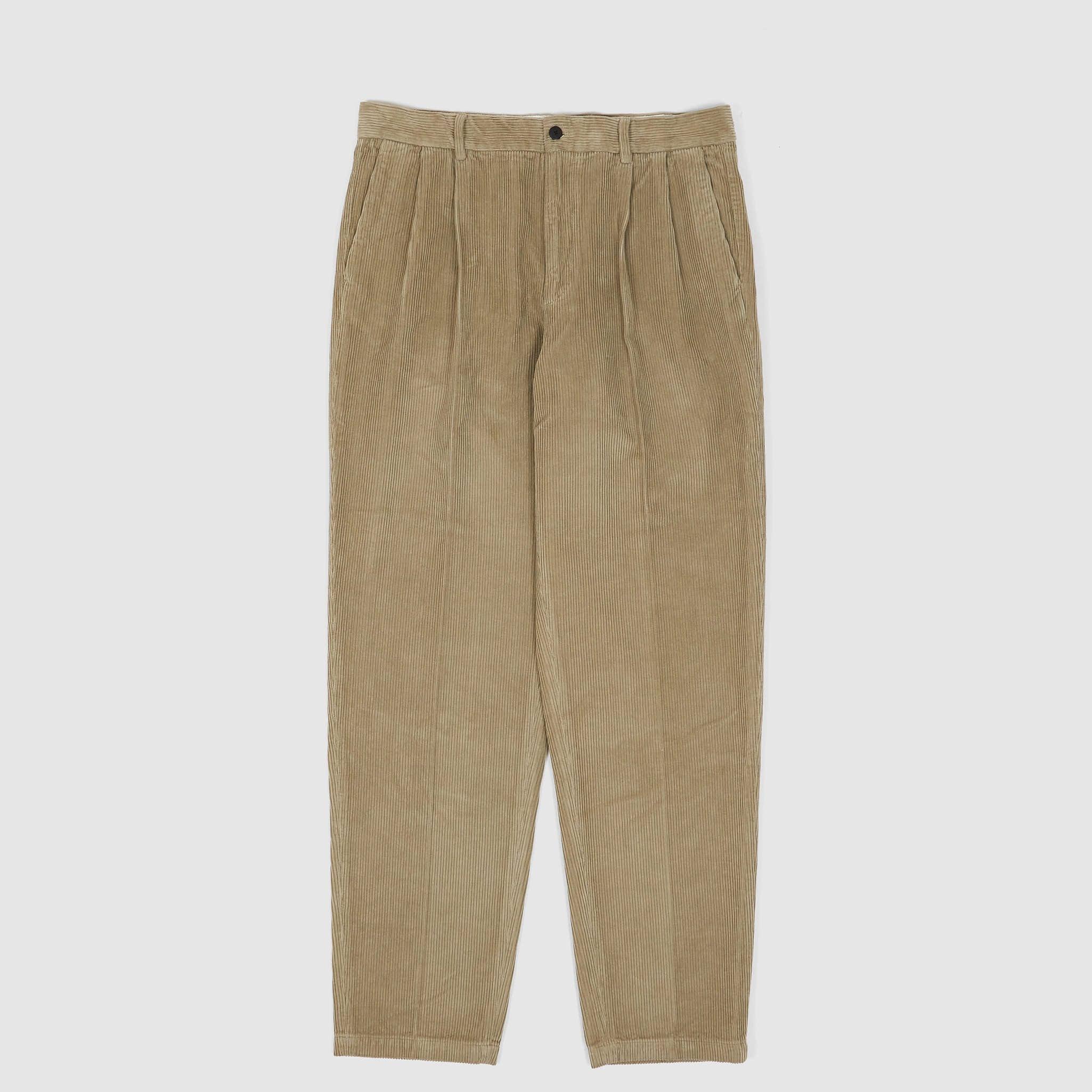 Comfort Two Pleats Corduroy Chino Pants
