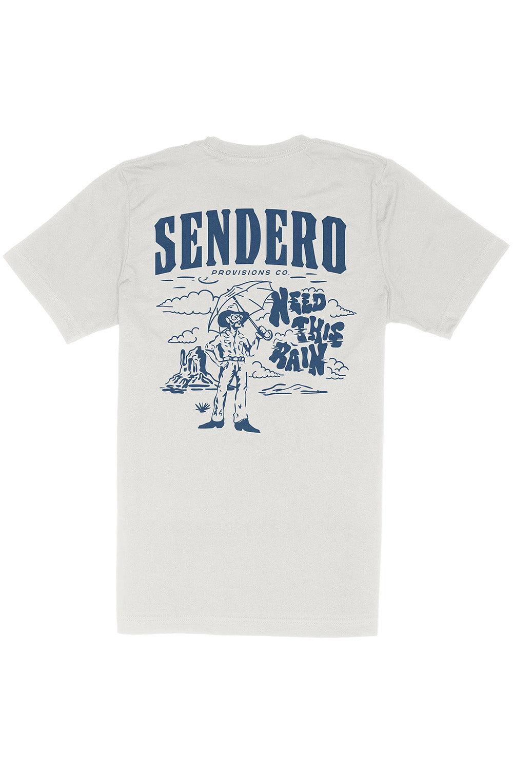 NEED THIS RAIN T-SHIRT Vintage White