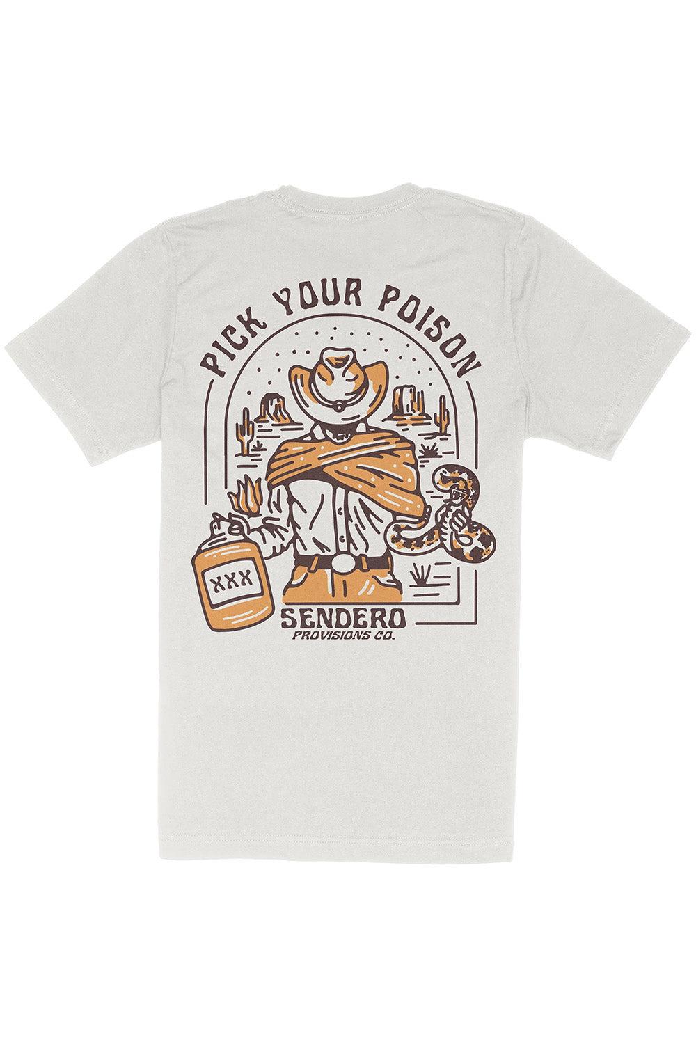 PICK YOUR POISON T-SHIRT Vintage White