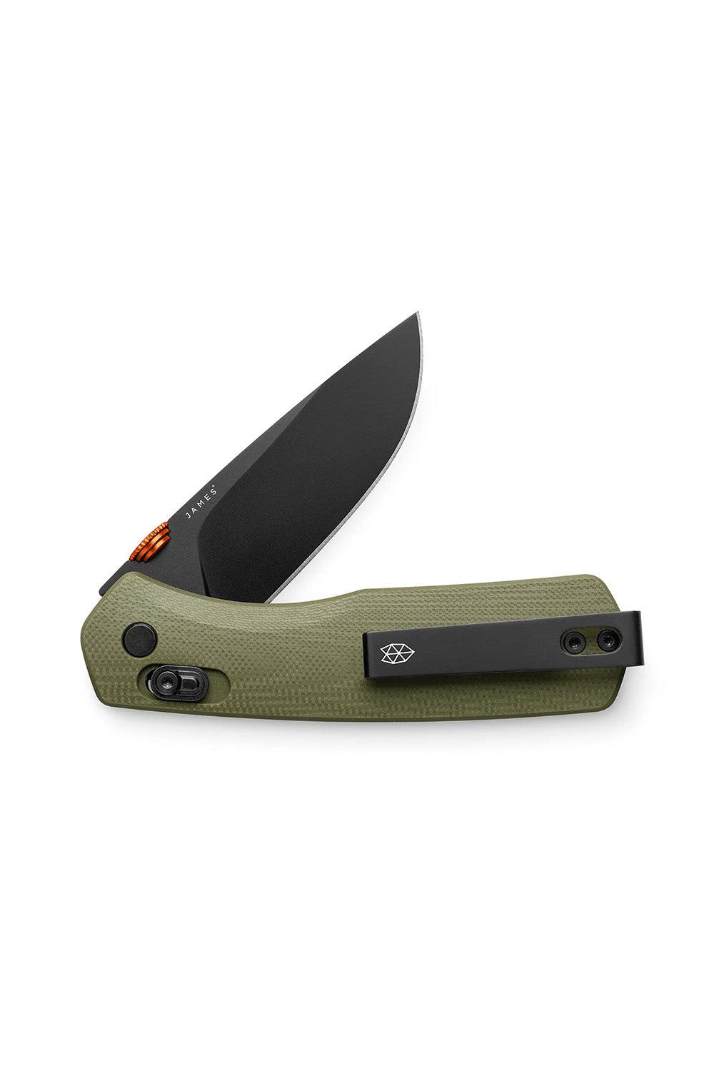 THE CARTER KNIFE OD Green/Black Straight