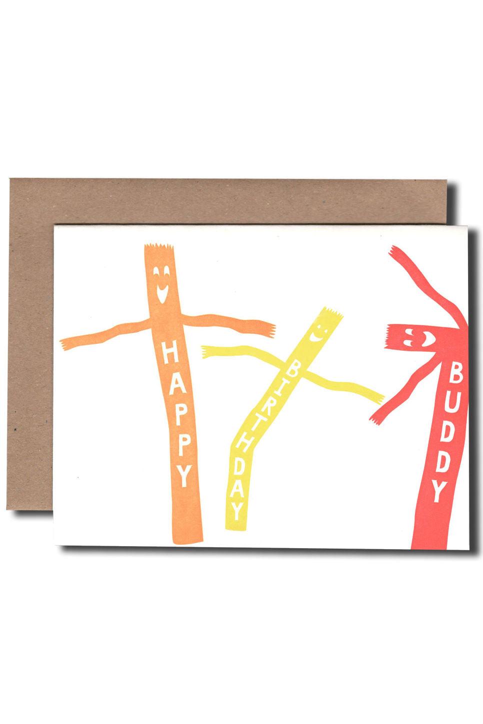 Air Dancer Birthday Card
