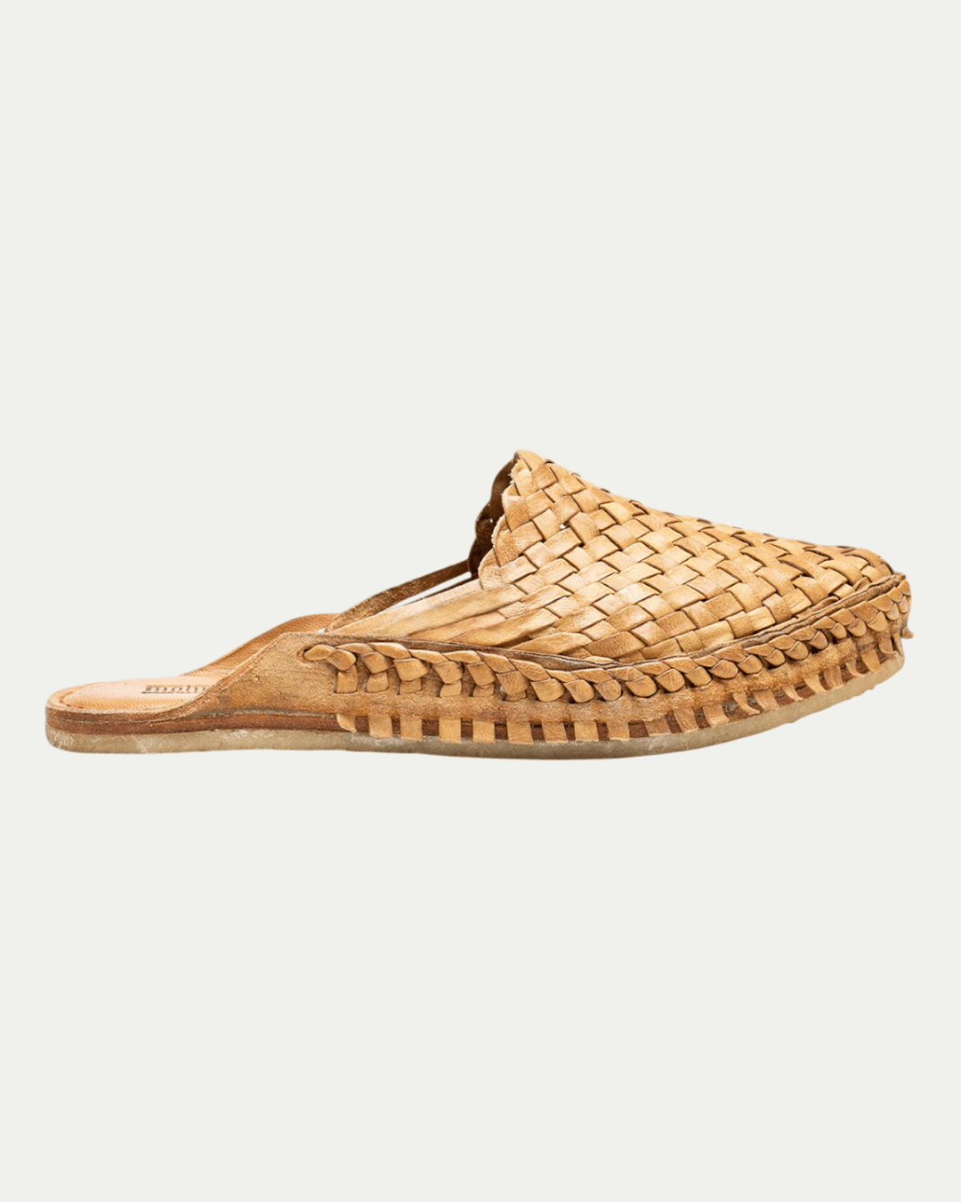 Men's Woven City Slide in Honey + No Stripes
