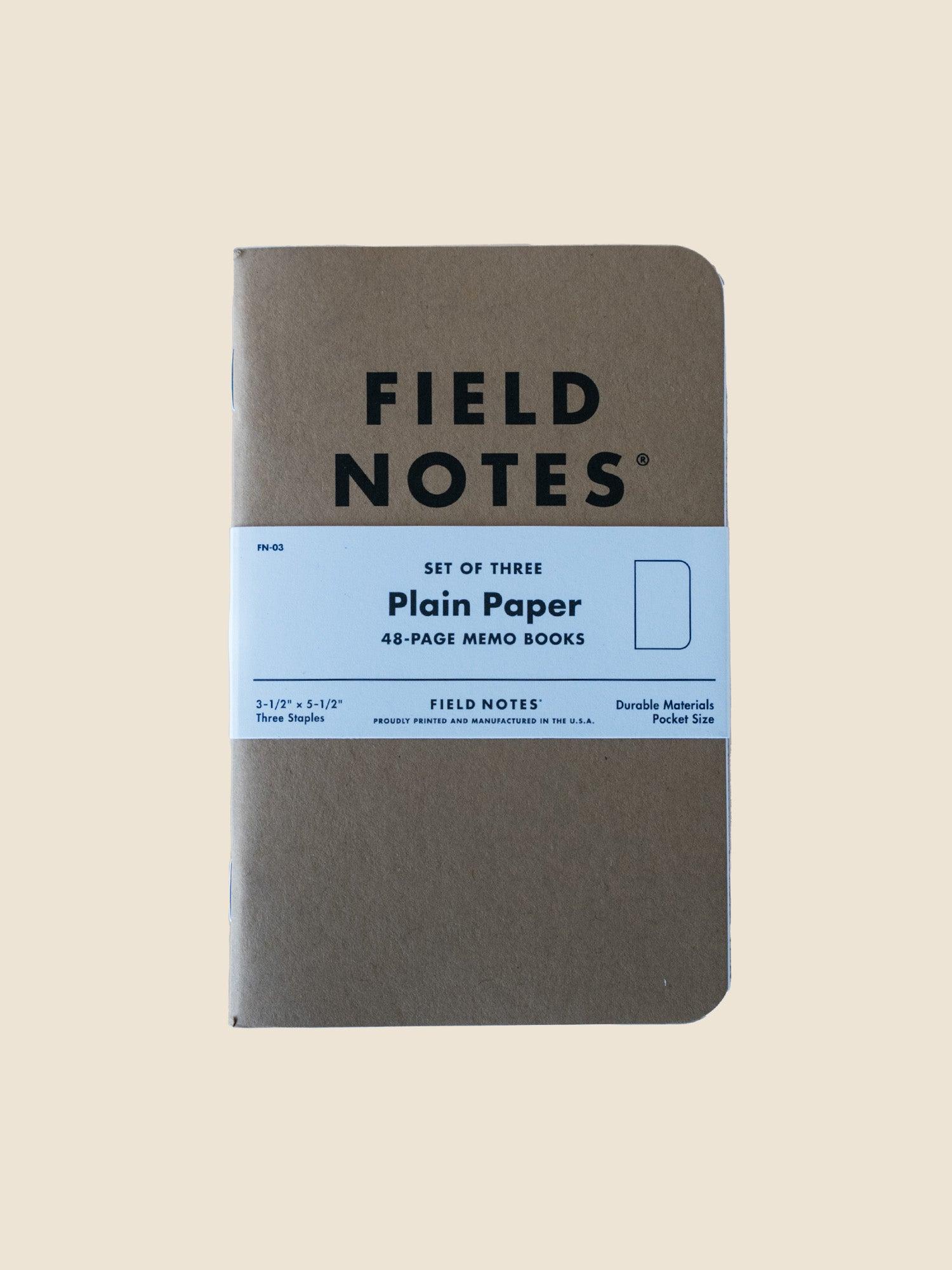 3-Pack - Plain Paper