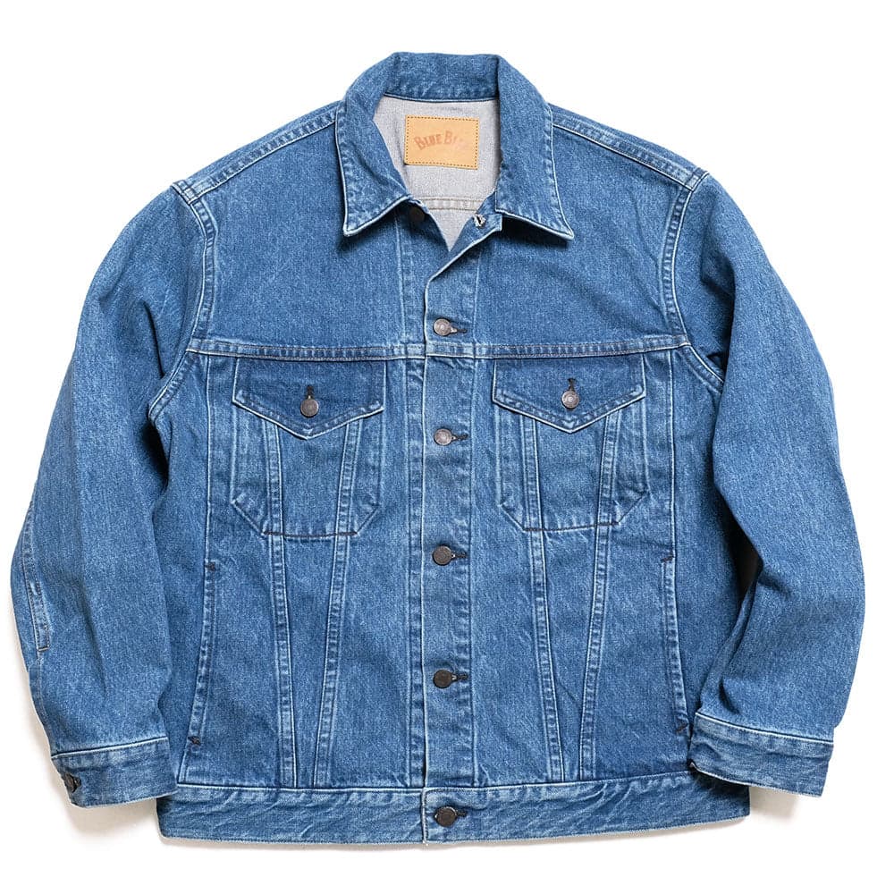 Selvedge Denim 3rd Type Fade Trucker Jacket - 1006546