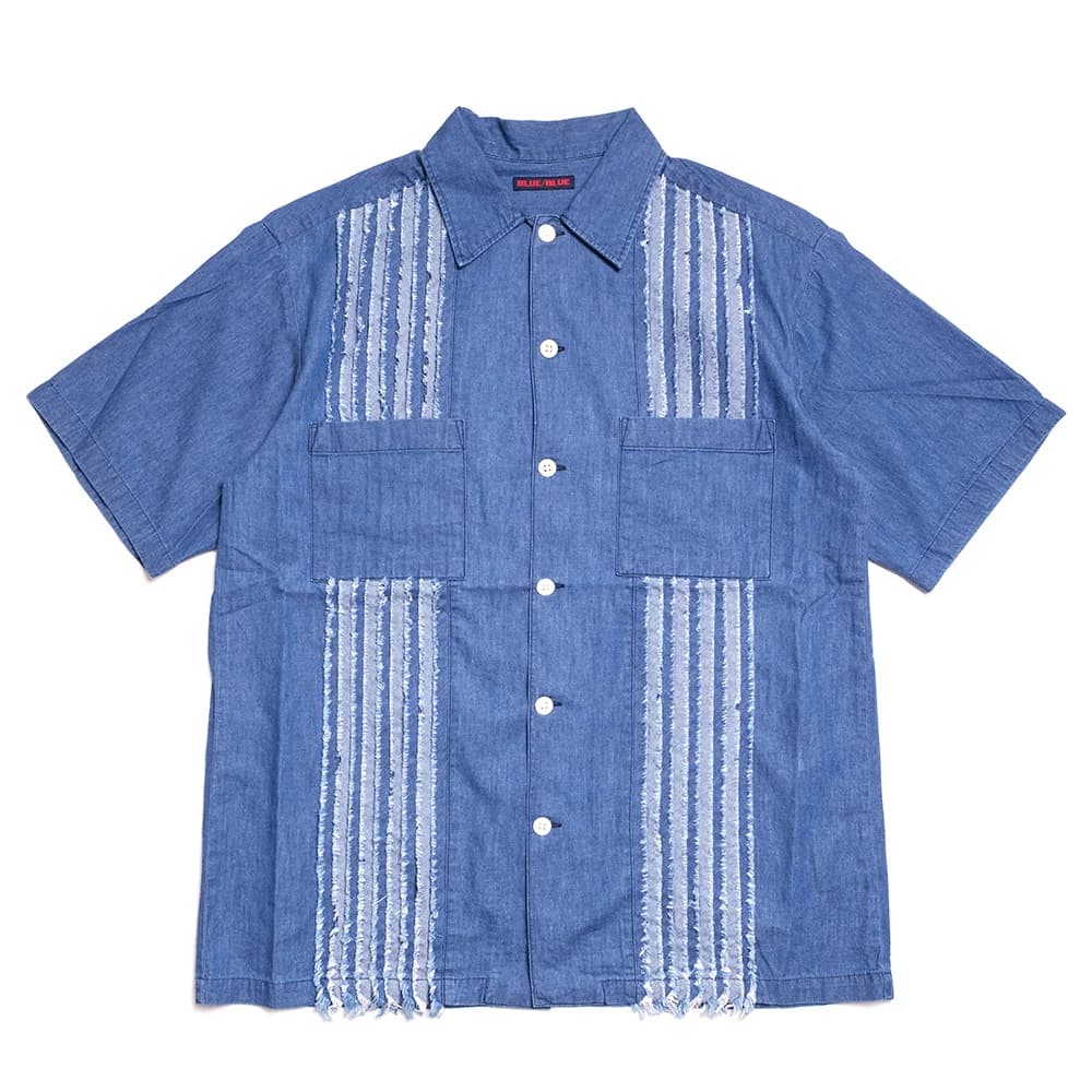 Fringe Tuck Cuban Shirt - 1007772