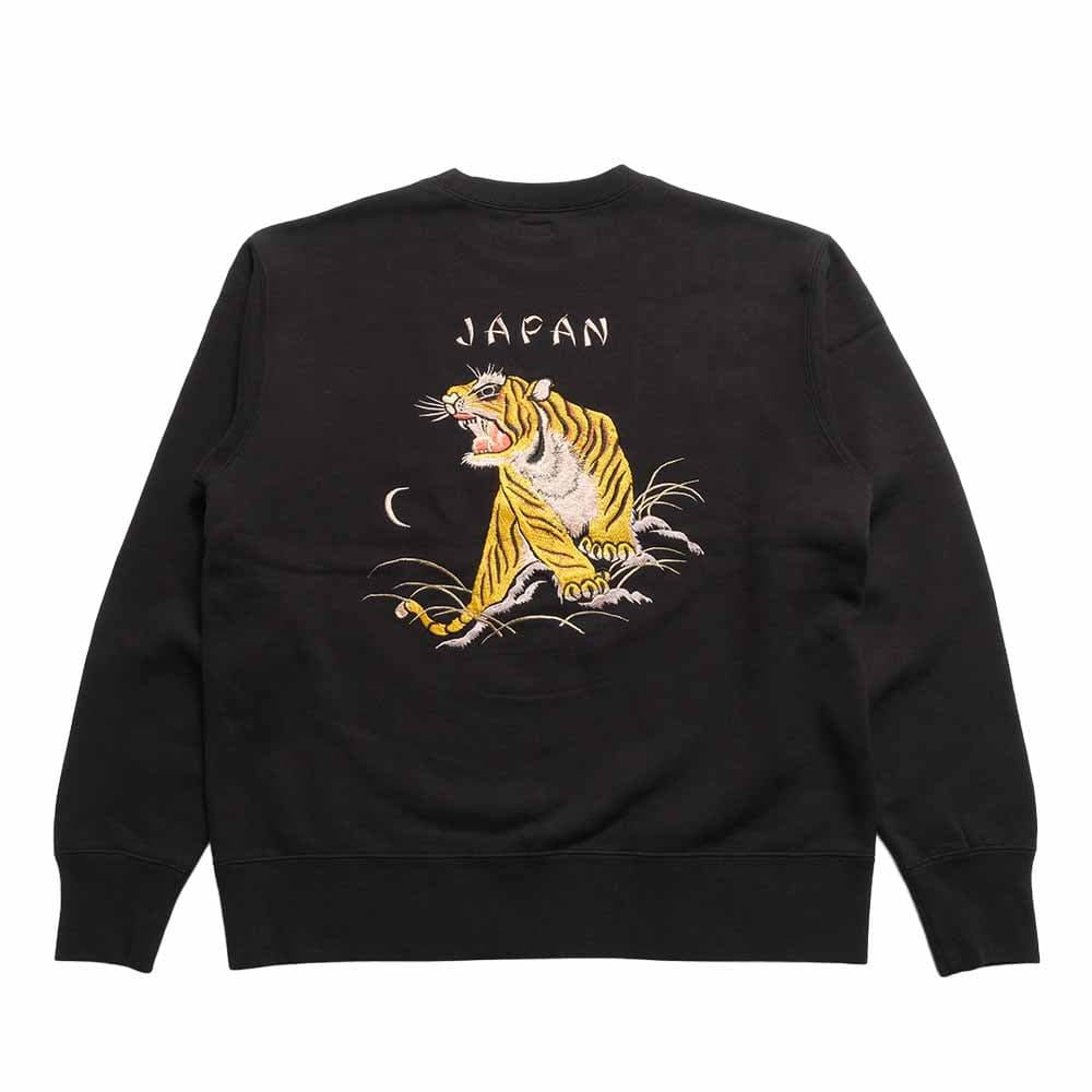 SUKA CREW SWEAT EMBROIDERED - TIGER - TT69814