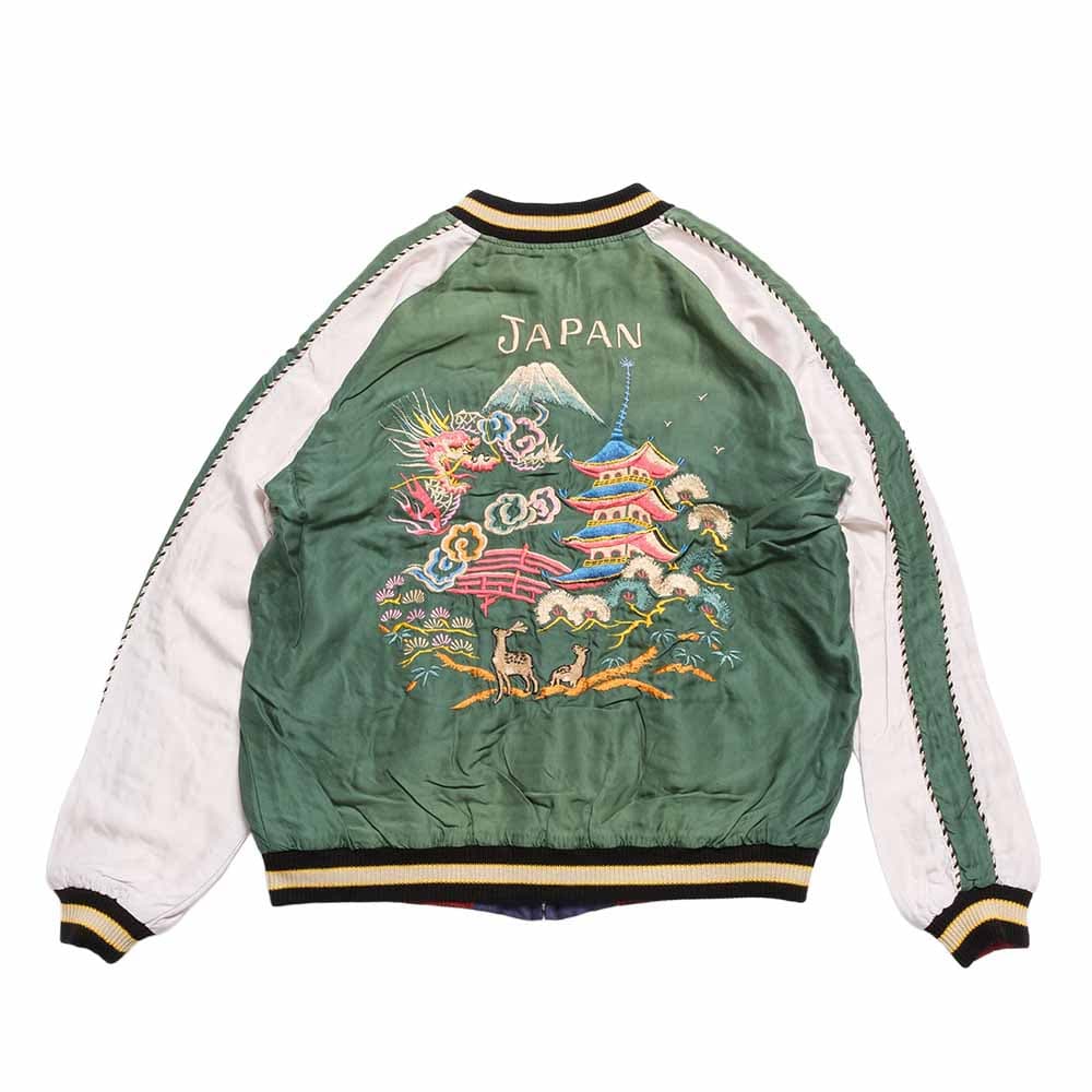 Acetate Souvenir Jacket - AGING MODEL - LANDSCAPE x EAGLE - TT15982-145