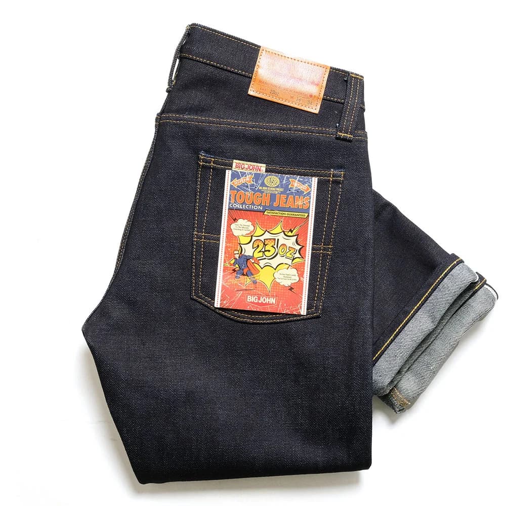 TOUGH JEANS COLLECTION - M106G Slim Tapered - 23oz Selvedge Denim - M106G-000B