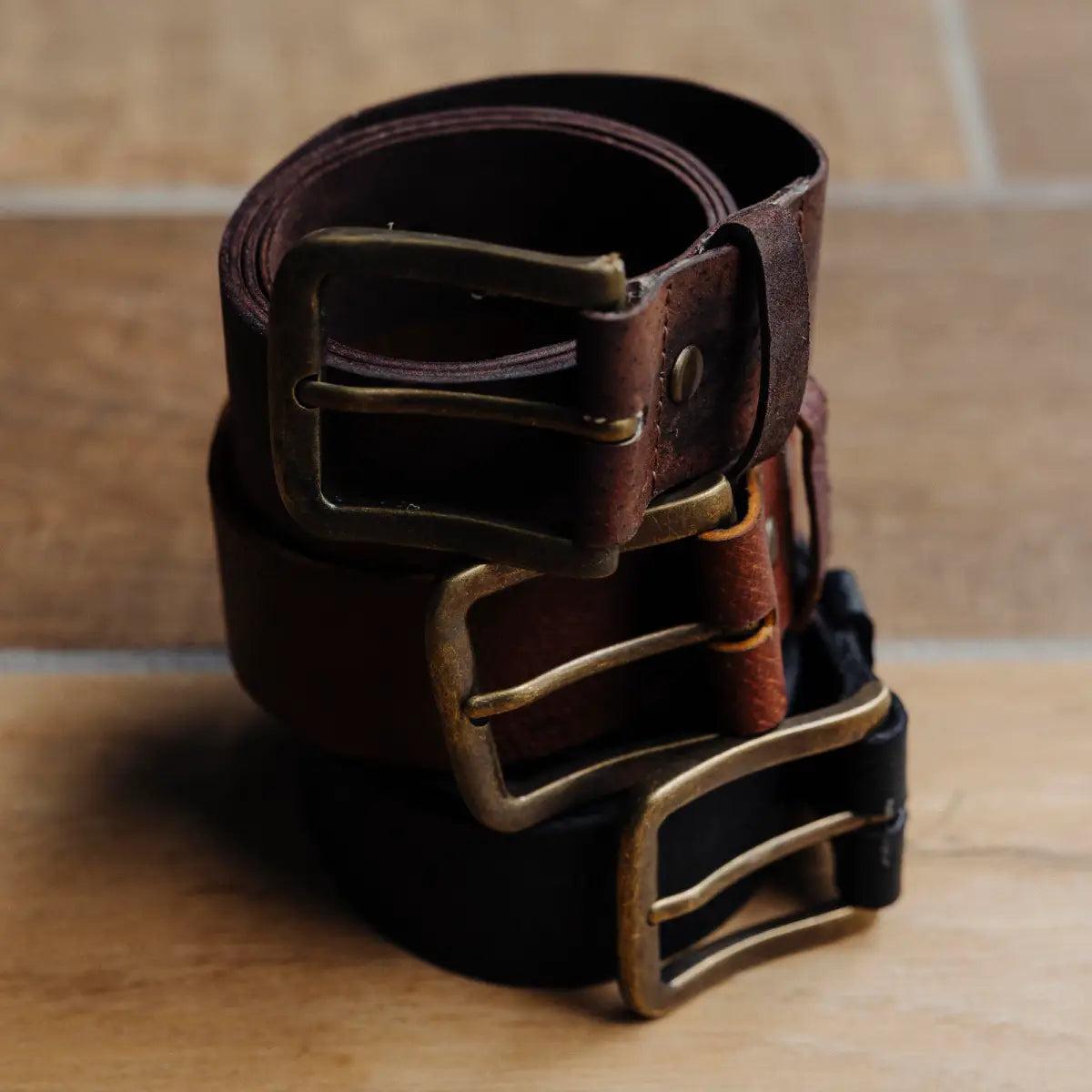 Wild Boar Leather Belt (1.5 inches)