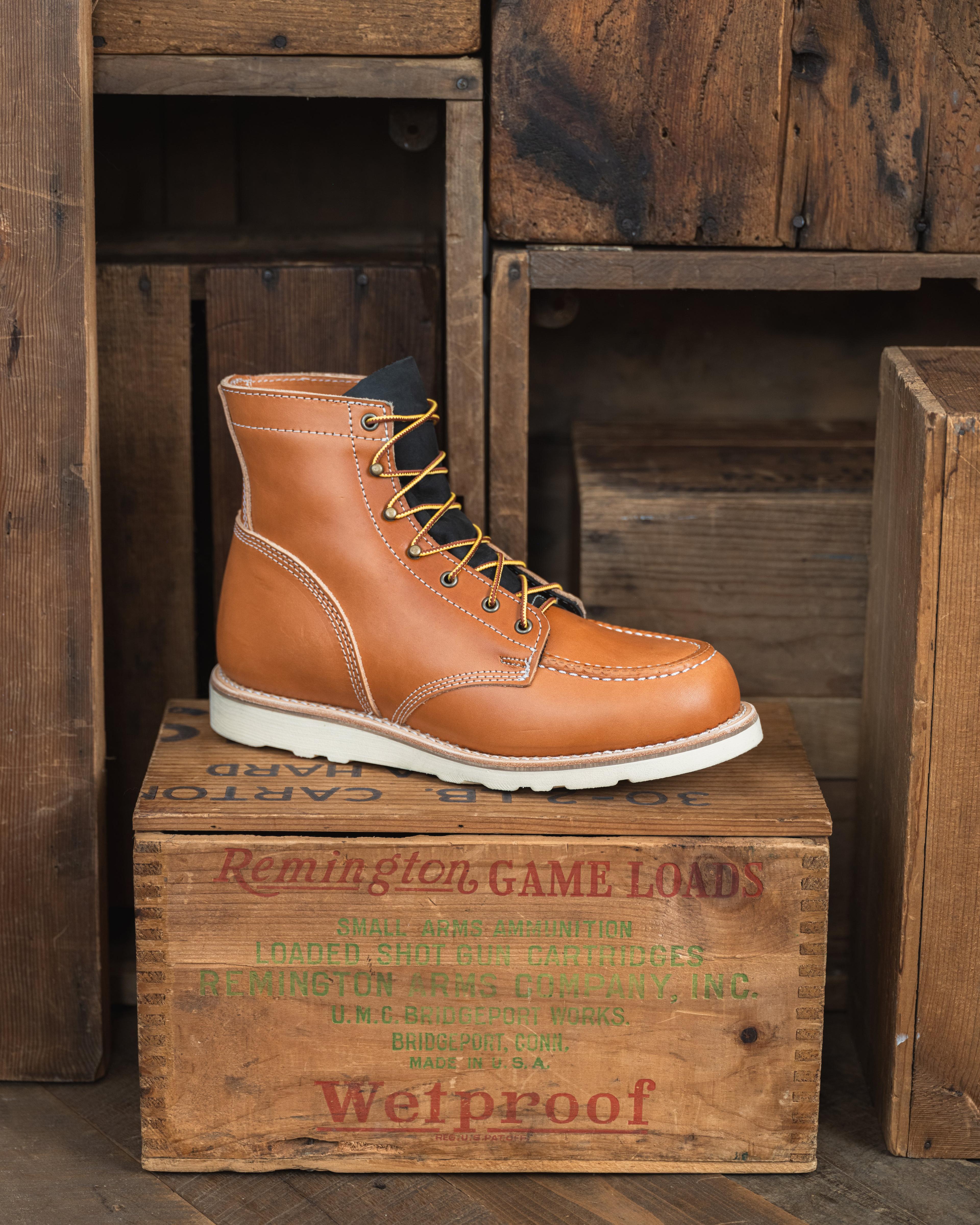 USA 6" Moc Toe - Natural Show Harness | Factory Seconds