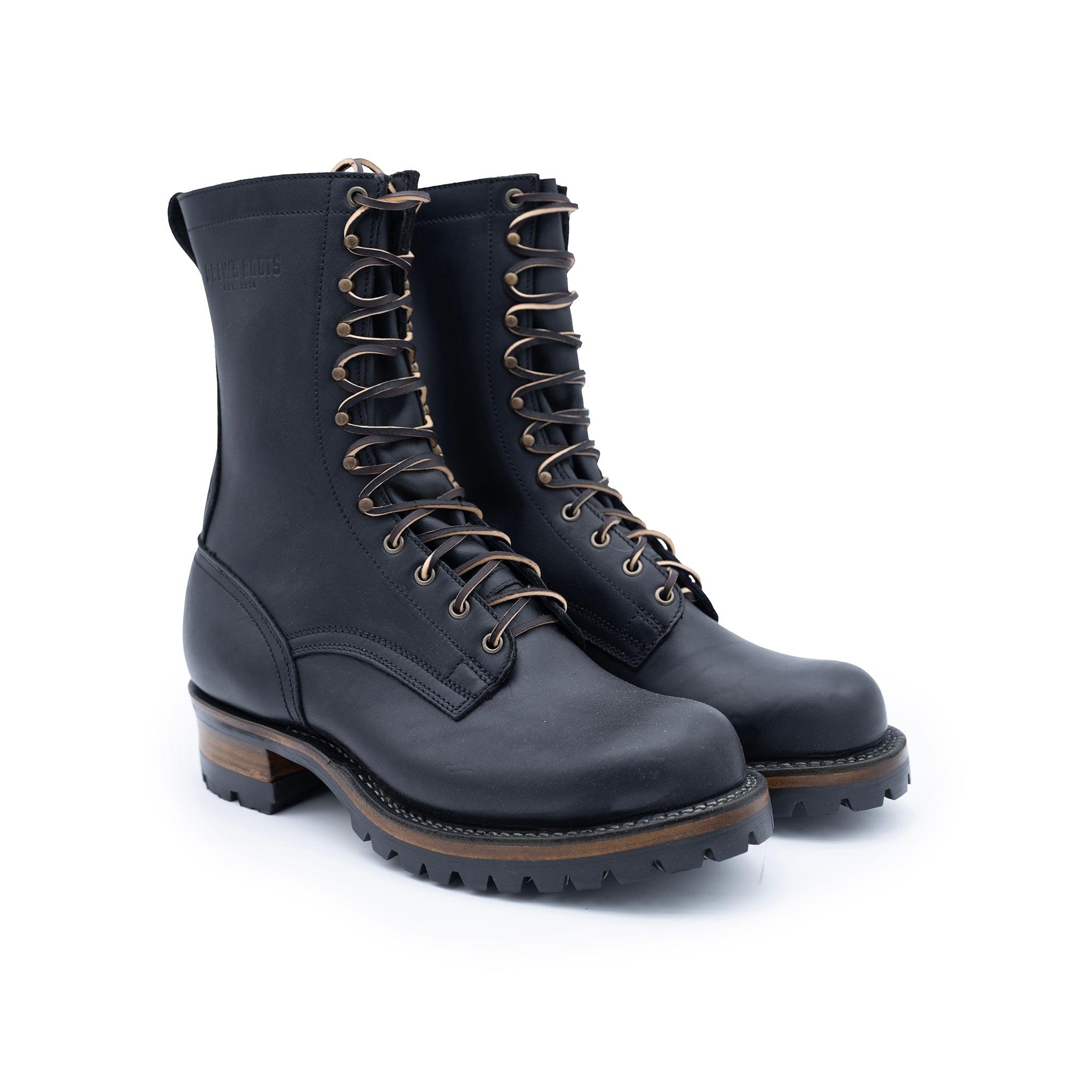 Drew's 10-Inch Logger - Black Smooth