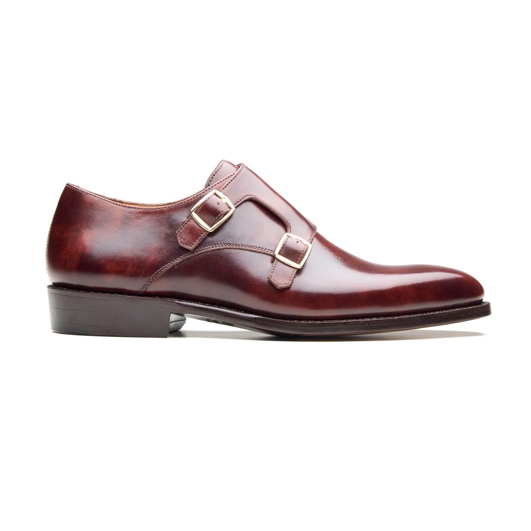 Velar-X, Double Monk Strap - Chestnut Museum Calf | New Age