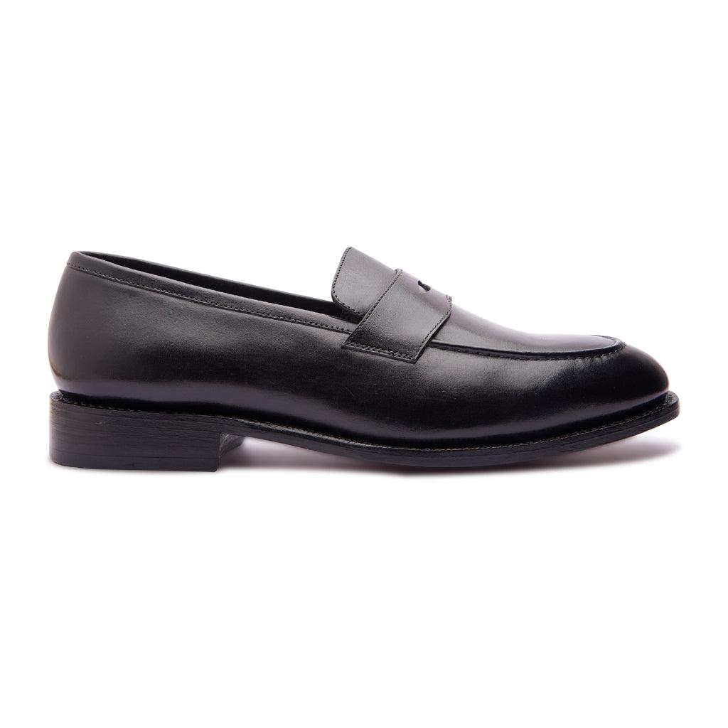 Aurus, Penny Loafer - Black | Hand Welted Classics Collection