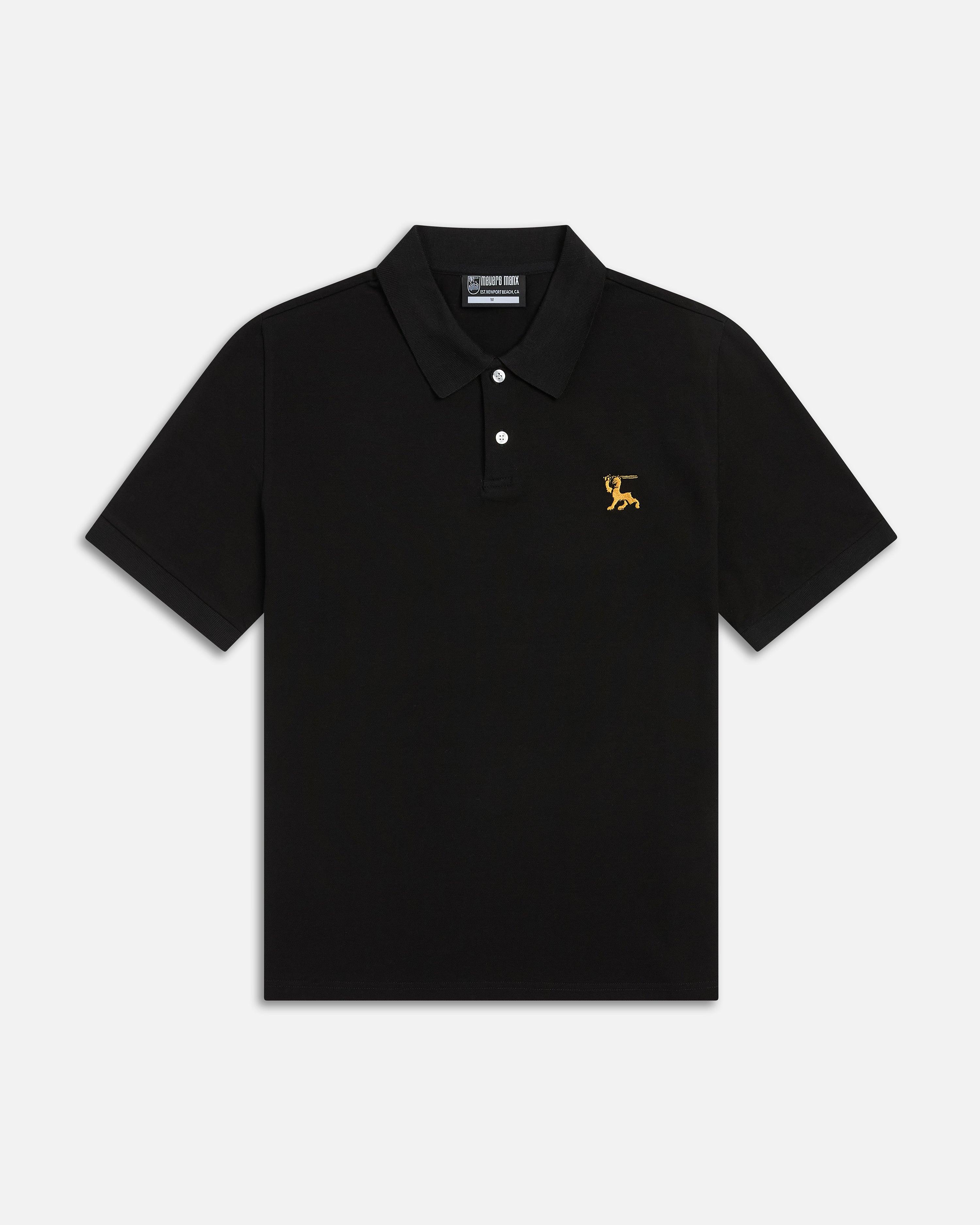 MANX POLO BLACK