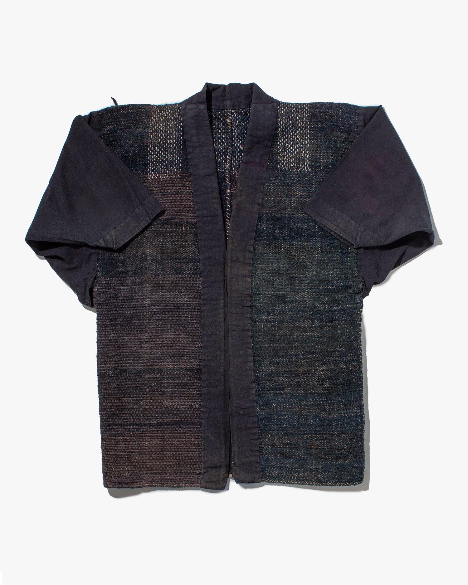 Vintage Noragi Jacket, Indigo Sakiori