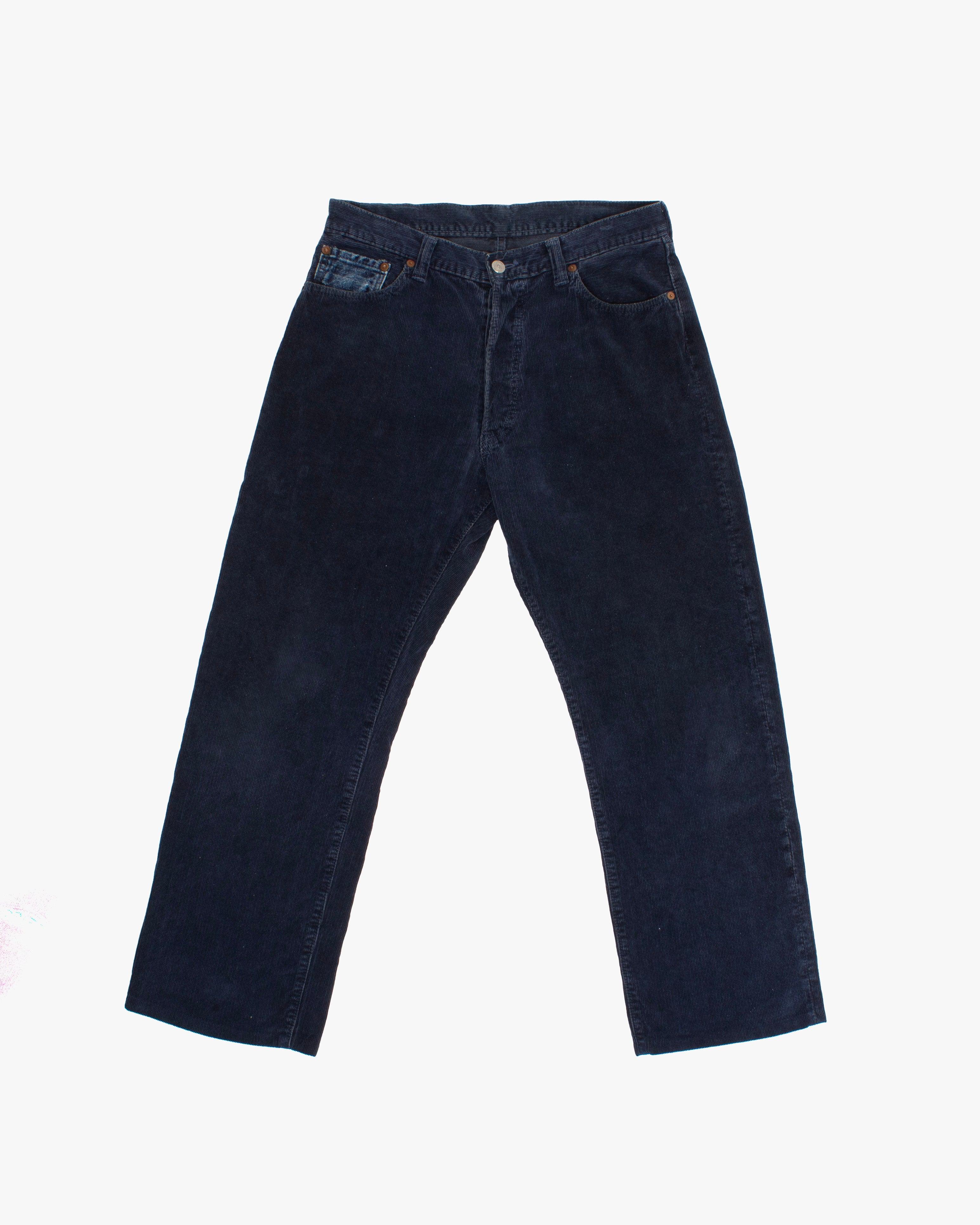 Denim Jeans, 32, Eternal, Navy Corduroy