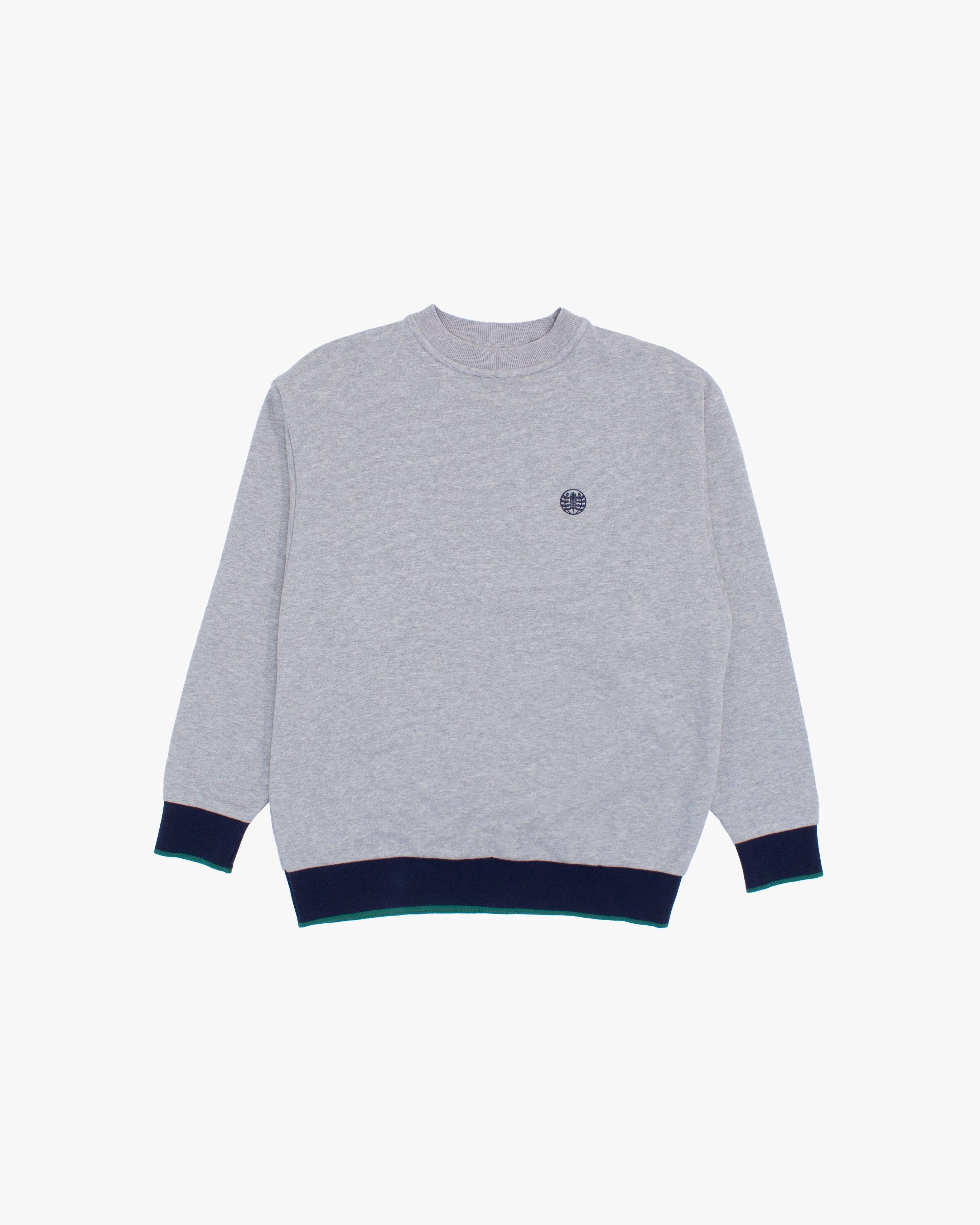 Kiriko Original Crewneck, Embroidered, Gray