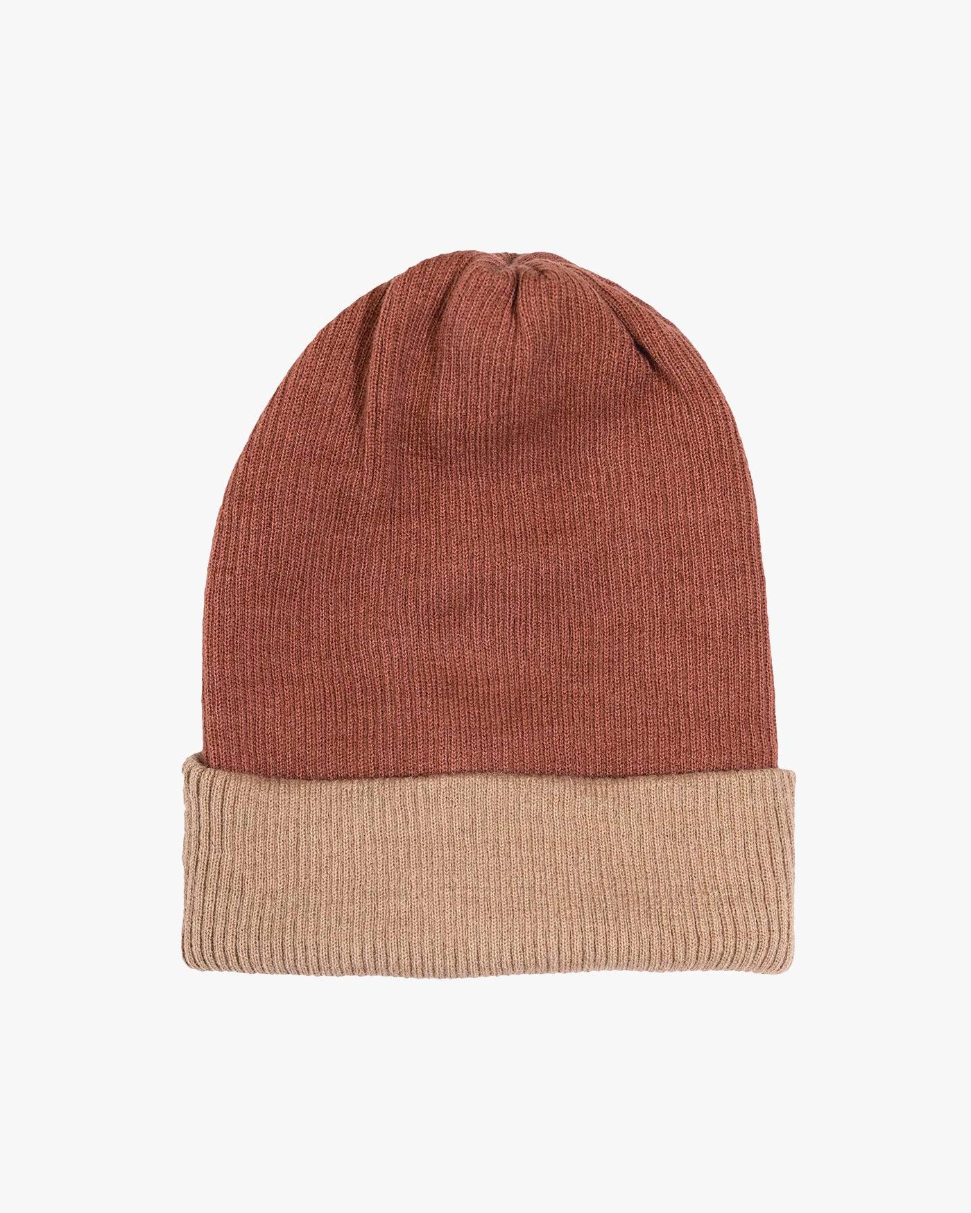 Shupaca Alpaca, Rev Rib Beanie, Terracotta, 8"