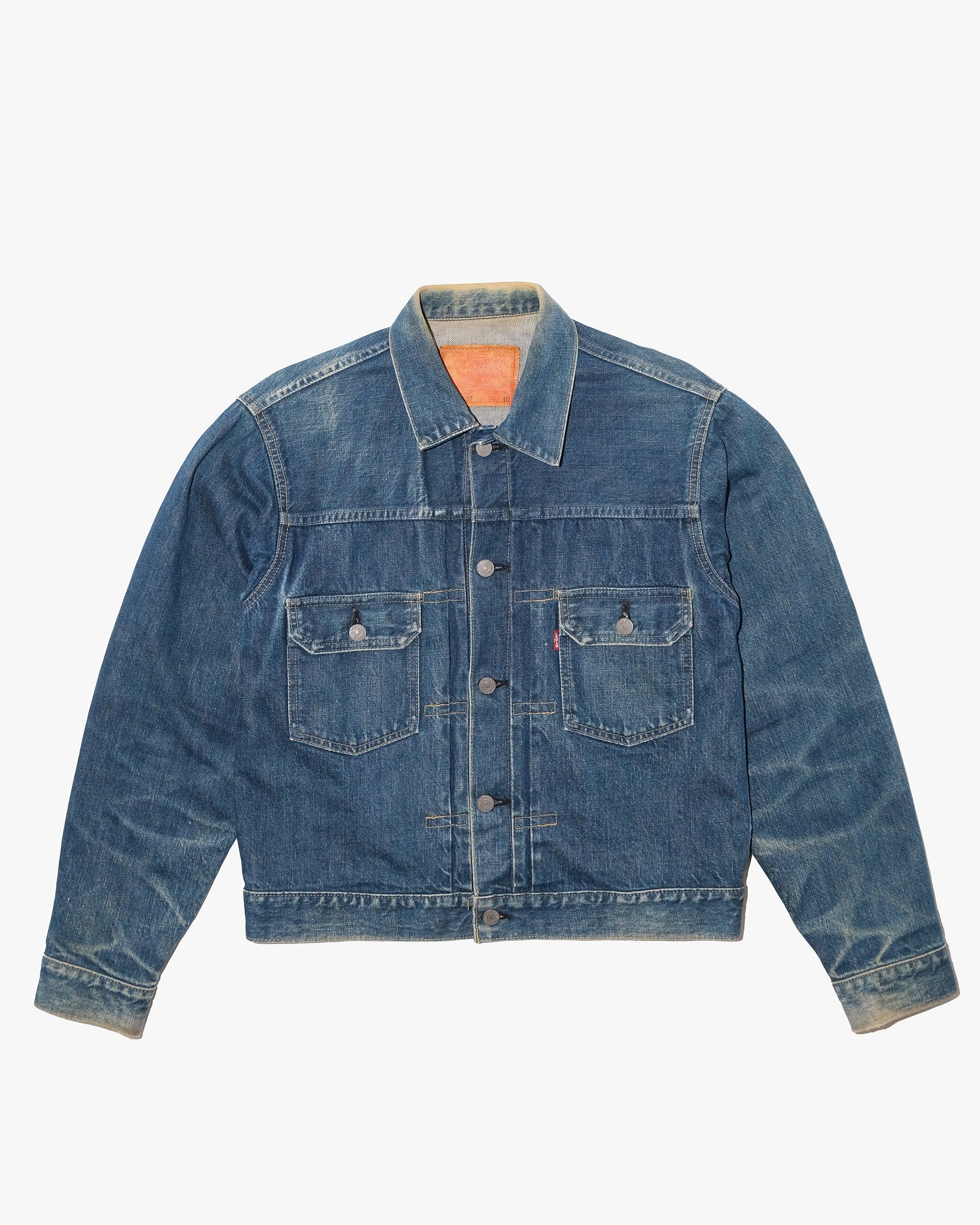 Type II Denim Trucker Jacket, L, Levi's, Faded Denim