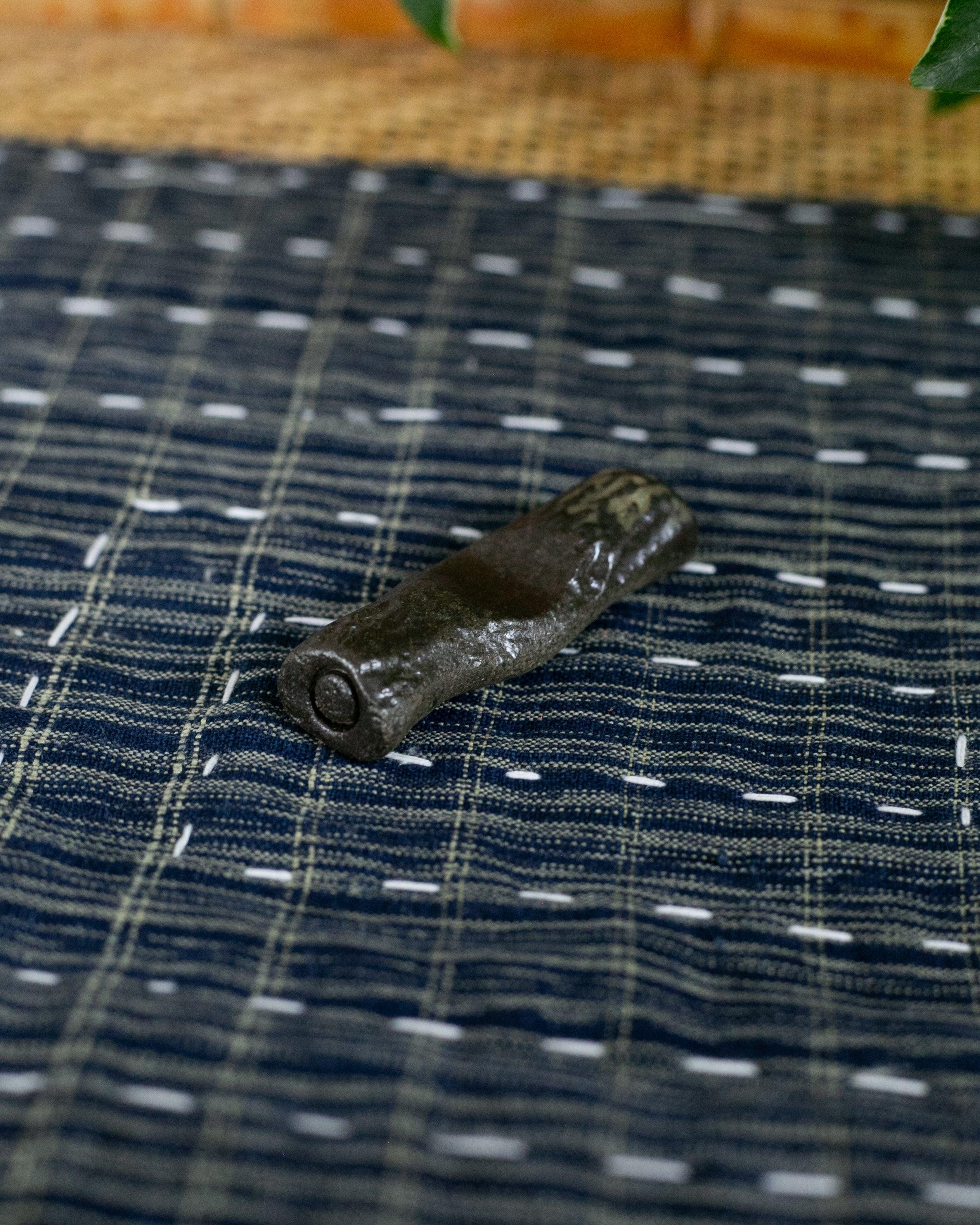 Yaki Chopstick Rest, Brown and Slate Grey