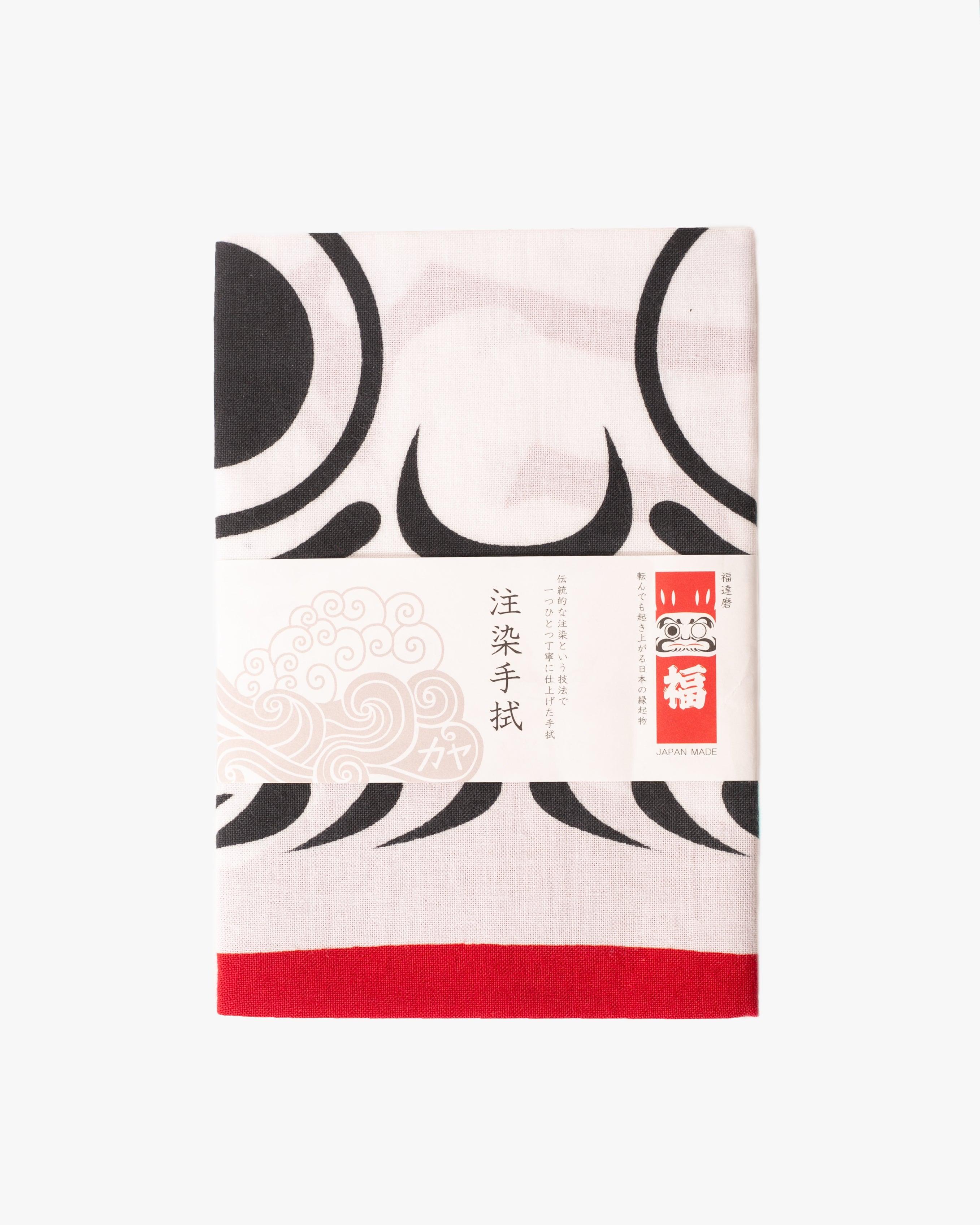 Tenugui, Chusen-Zome, Red Fuku Daruma