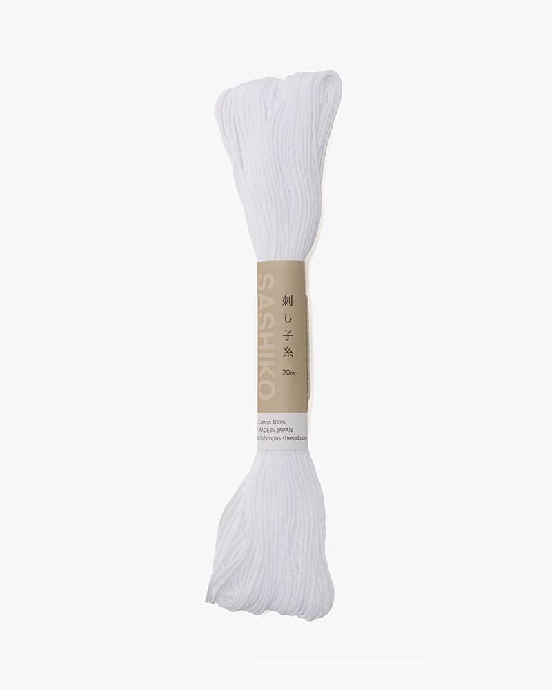 Sashiko Thread, 22 Yards, White