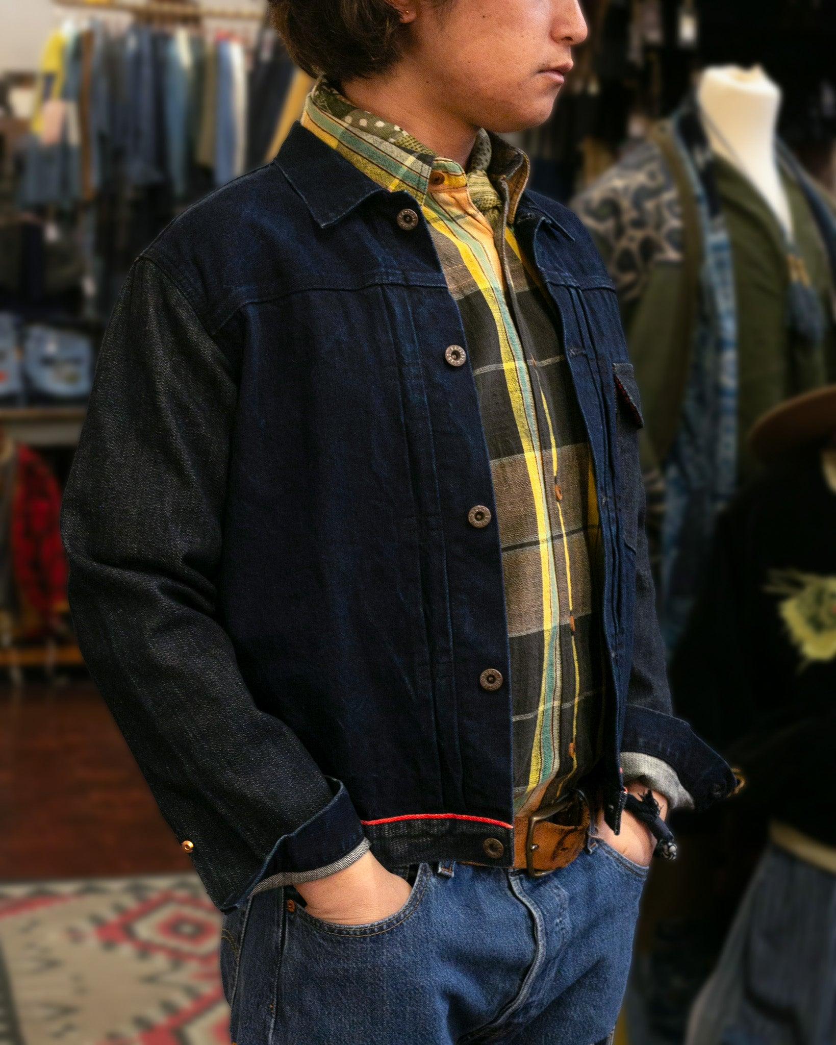 Type I Trucker Jacket, L, Kapital, Denim