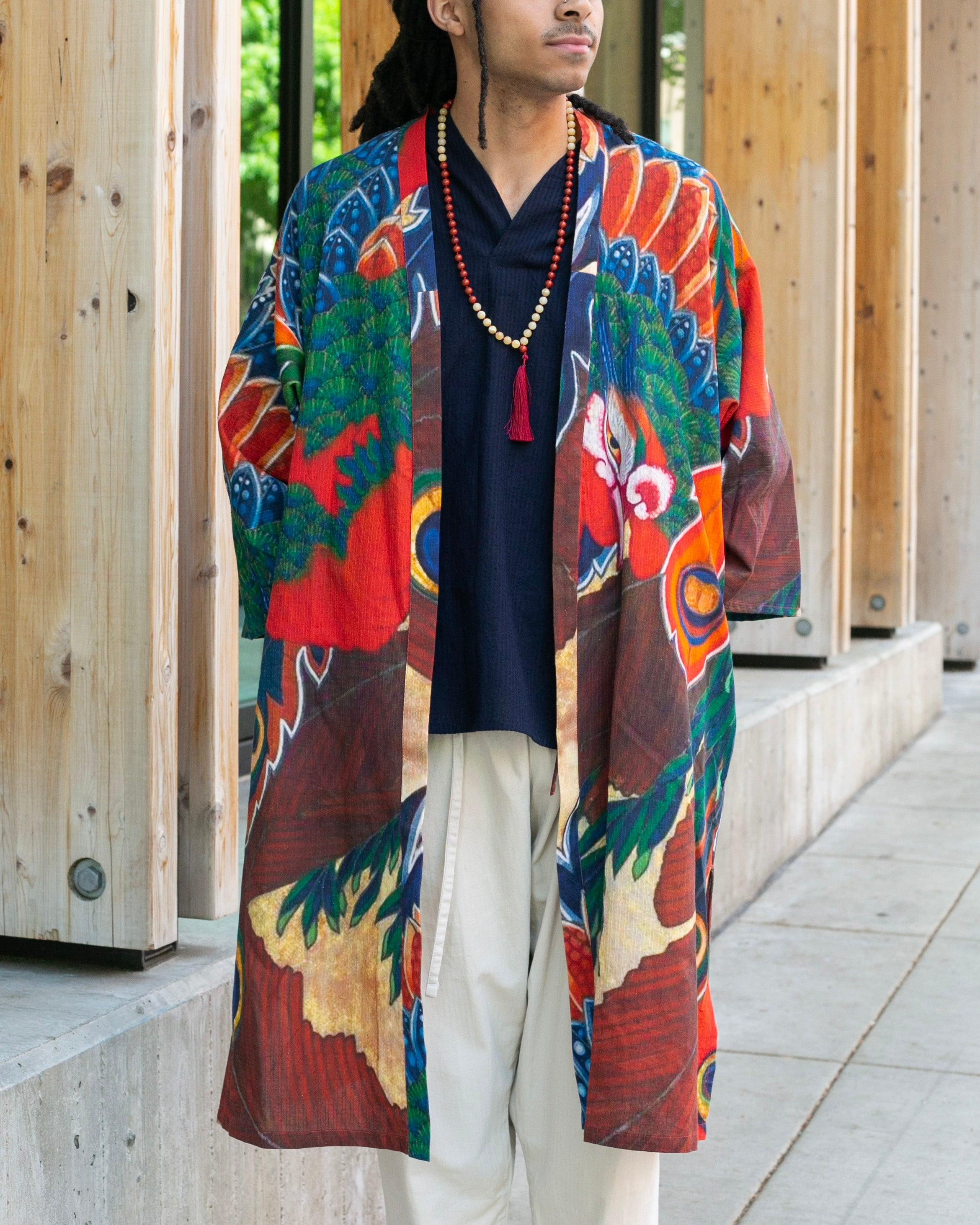 , Haori, Robe, Houou, Men's