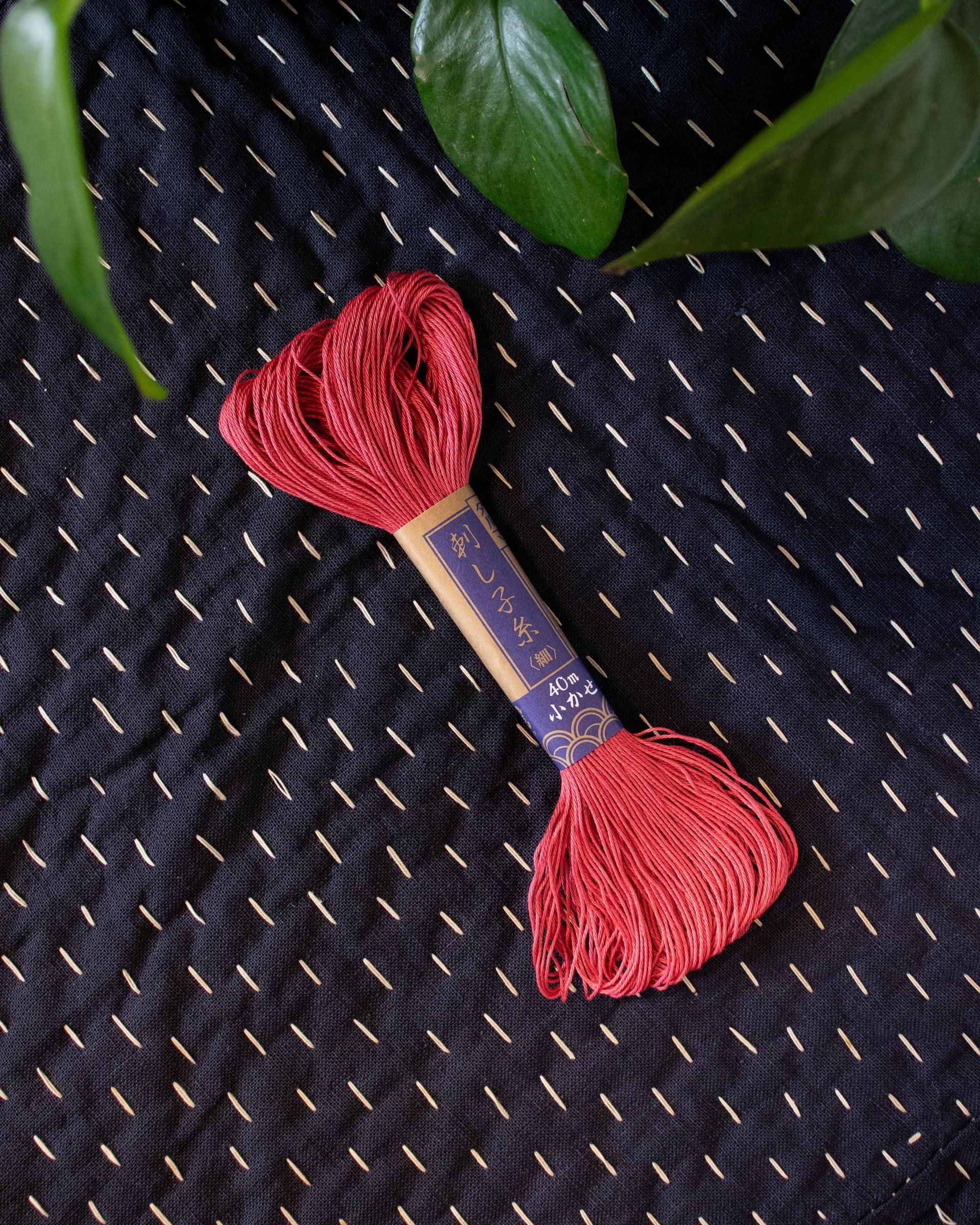 , Sashiko Thread 40m, Pink
