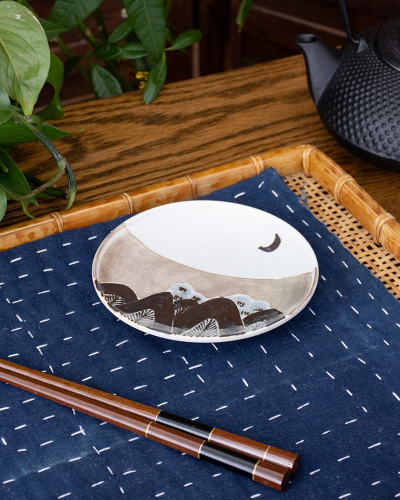 , Yonsun Plate, Imari Ginsai Yamae Mikazuki