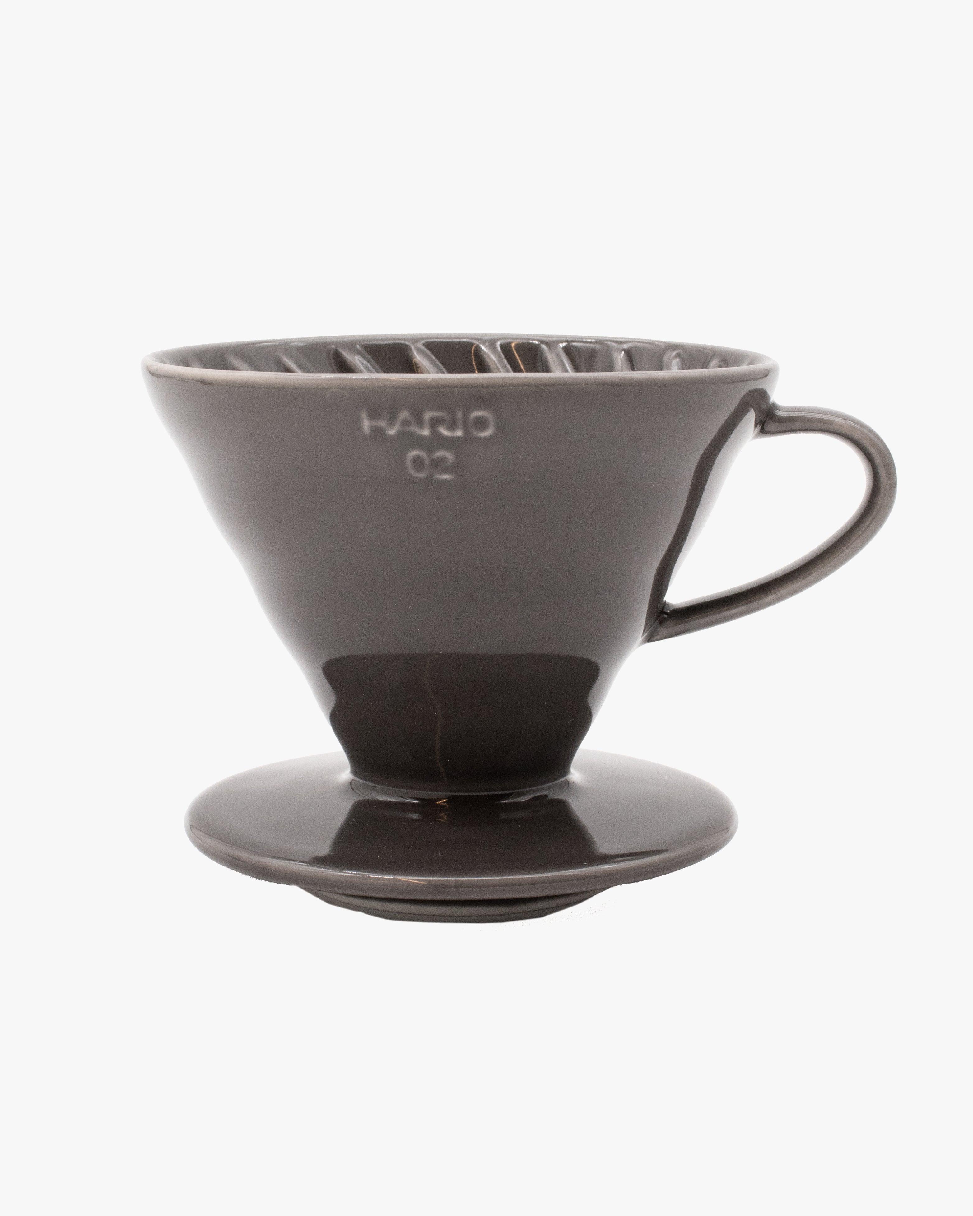 , V60 Ceramic Coffee Dripper, 02 US Grey