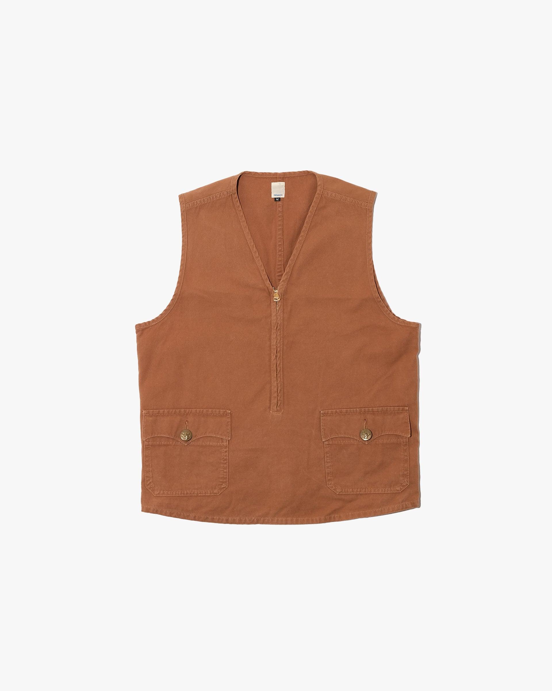 Pullover Vest, M, Tatamize, Clay