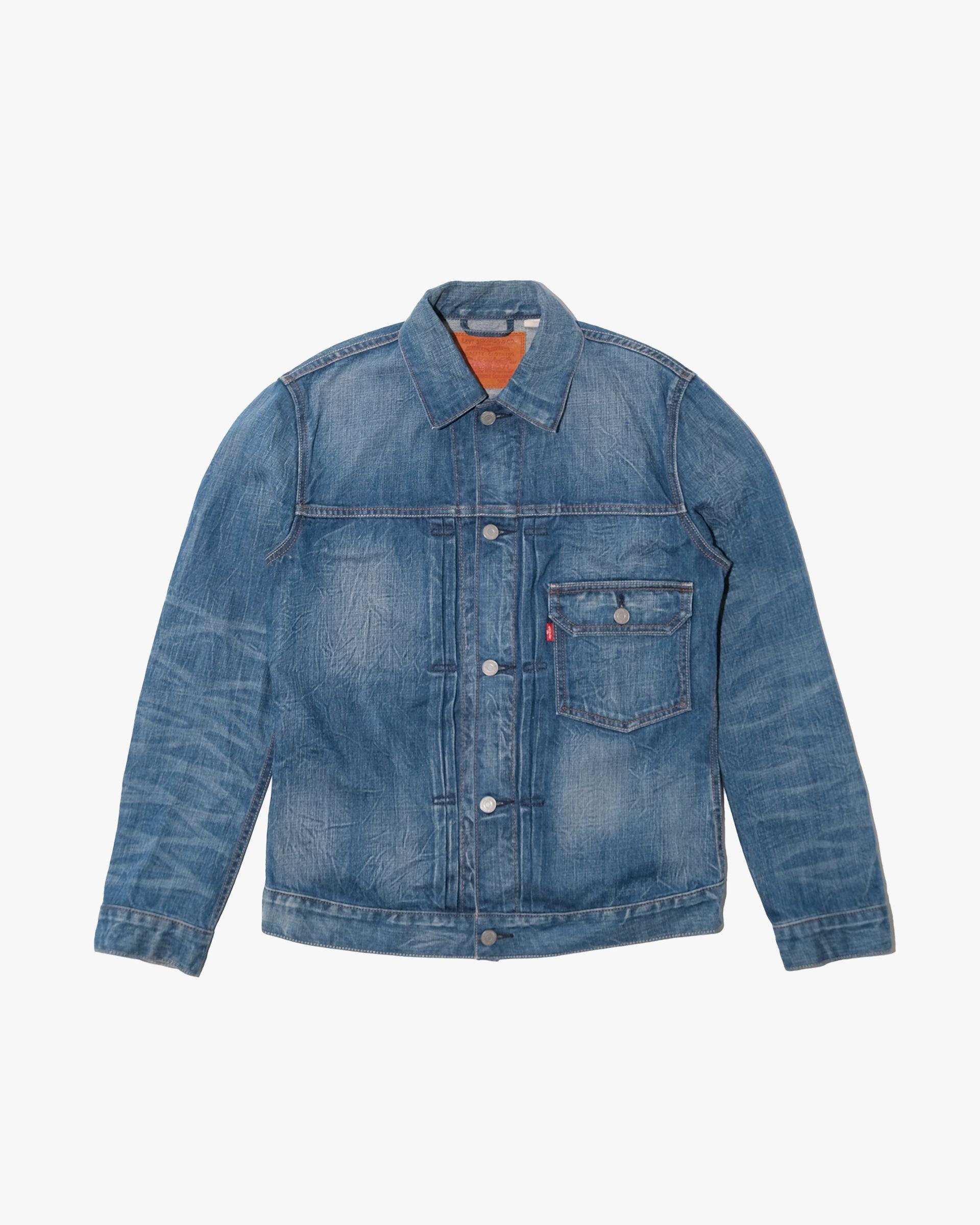 Type I Trucker Jacket, M, Levi's, Medium Wash Blue Denim
