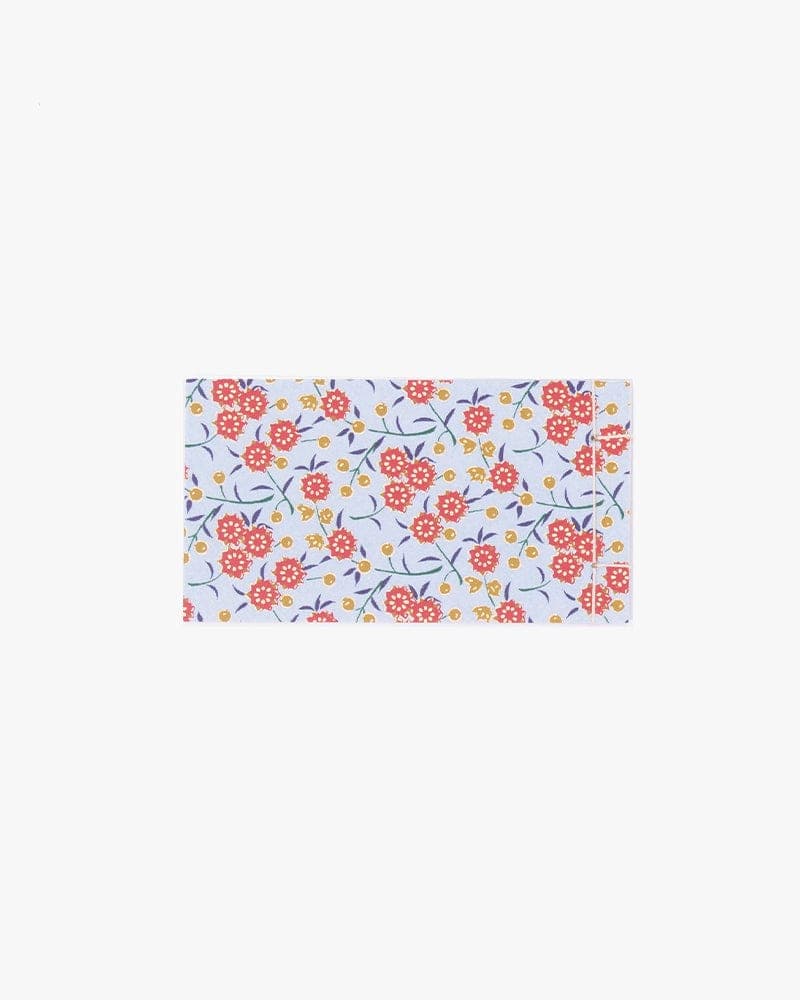 Memo Pad, Classic Series #4, Blue and Red Small Kiku