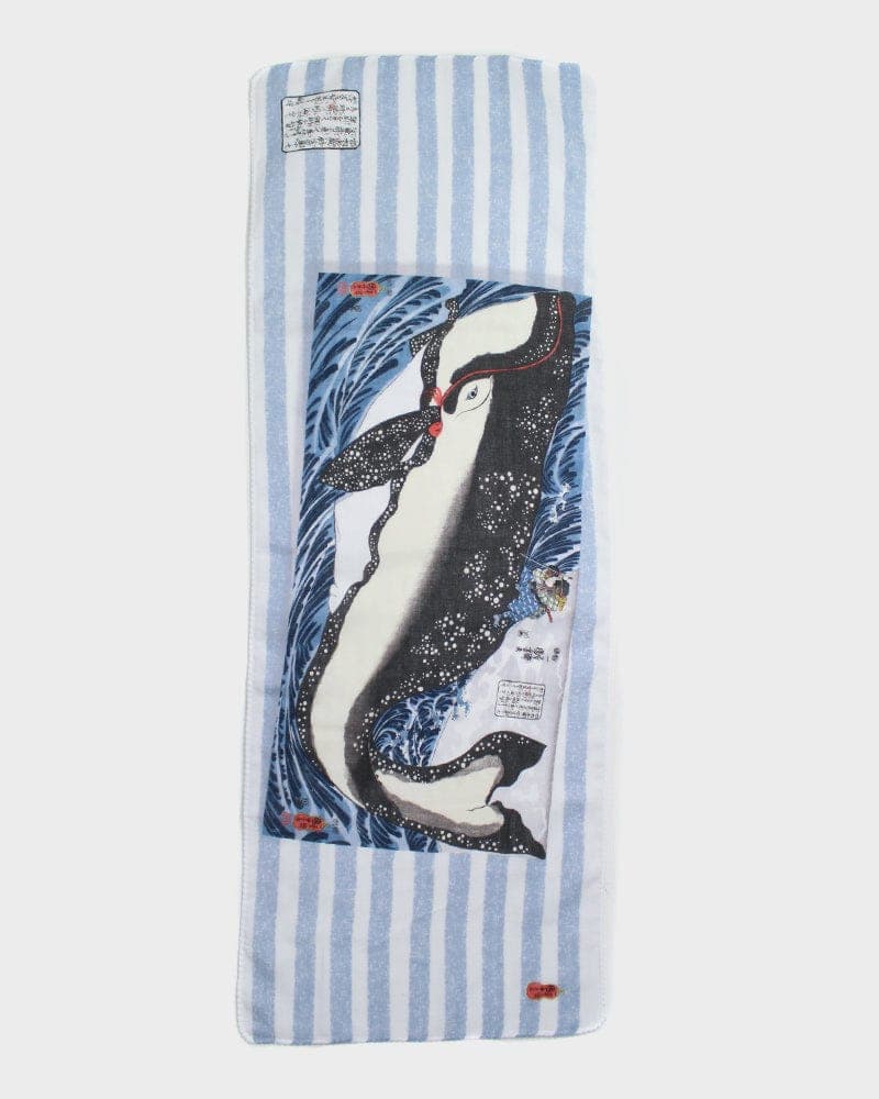 Tenugui, Double Gauze, Utagawa Kuniyoshi - Giant Whale