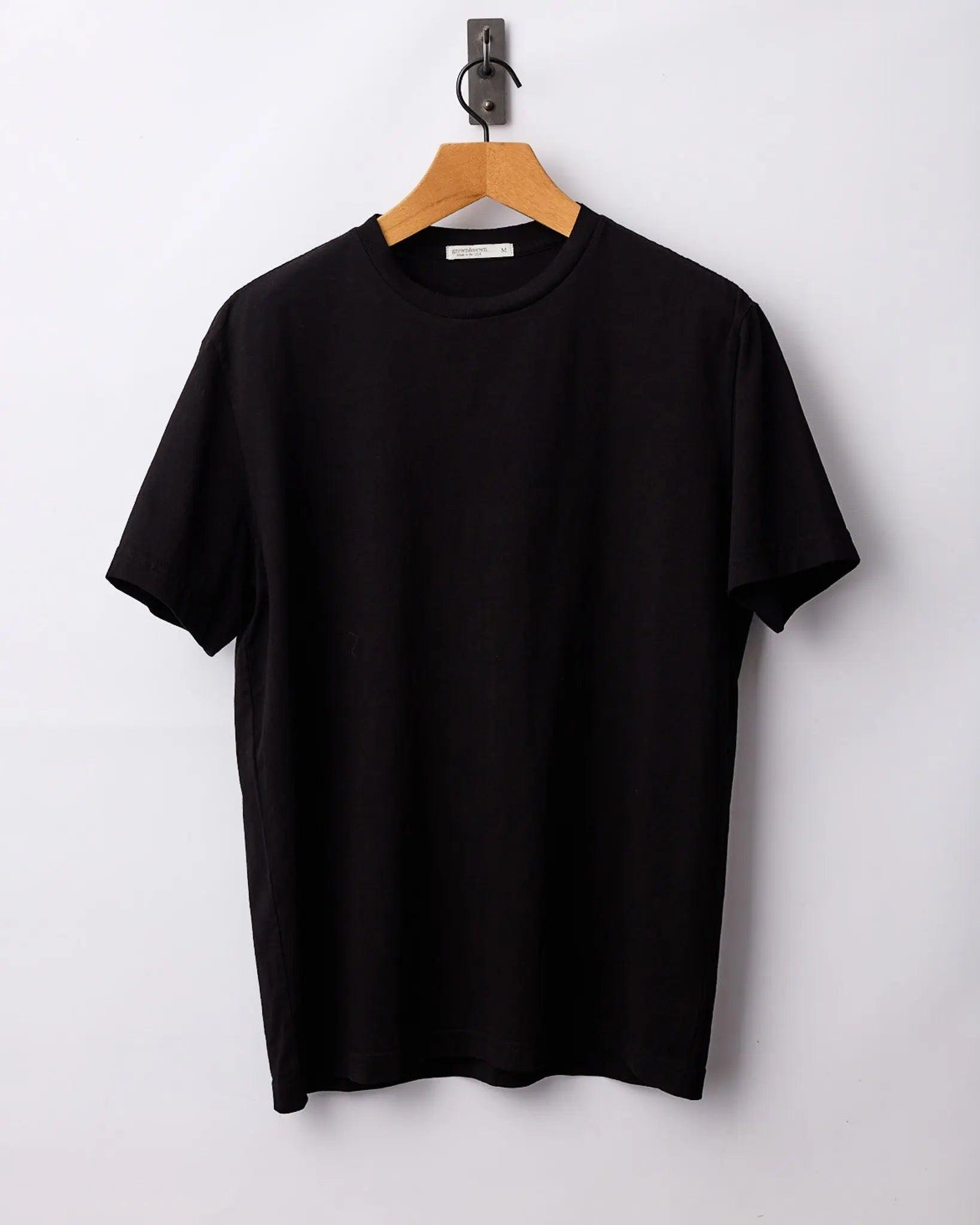 Mid Weight Short Sleeve Tee - Black