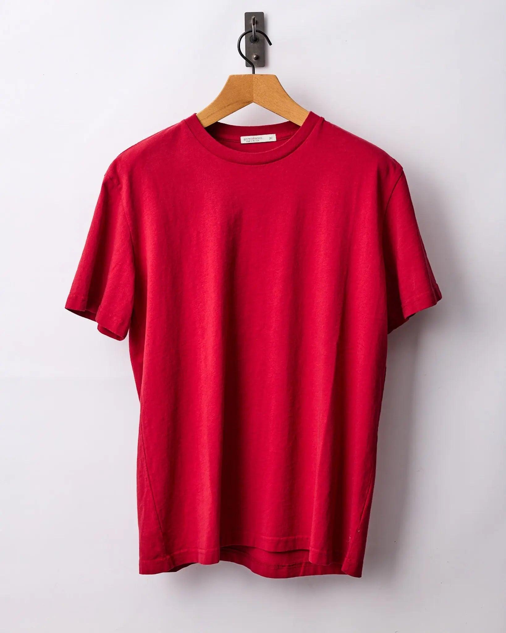 Mid Weight Short Sleeve Tee - Red